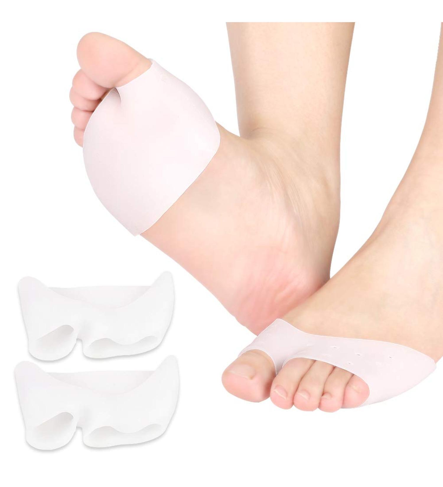 Gel Pads for Midfoot Bones - Breathable Silicone Foot Inserts for High Heels | Comfort for Diabetics & Morton s Neuroma - Unisex Foot Pads - Buy Online on GoSupps.com