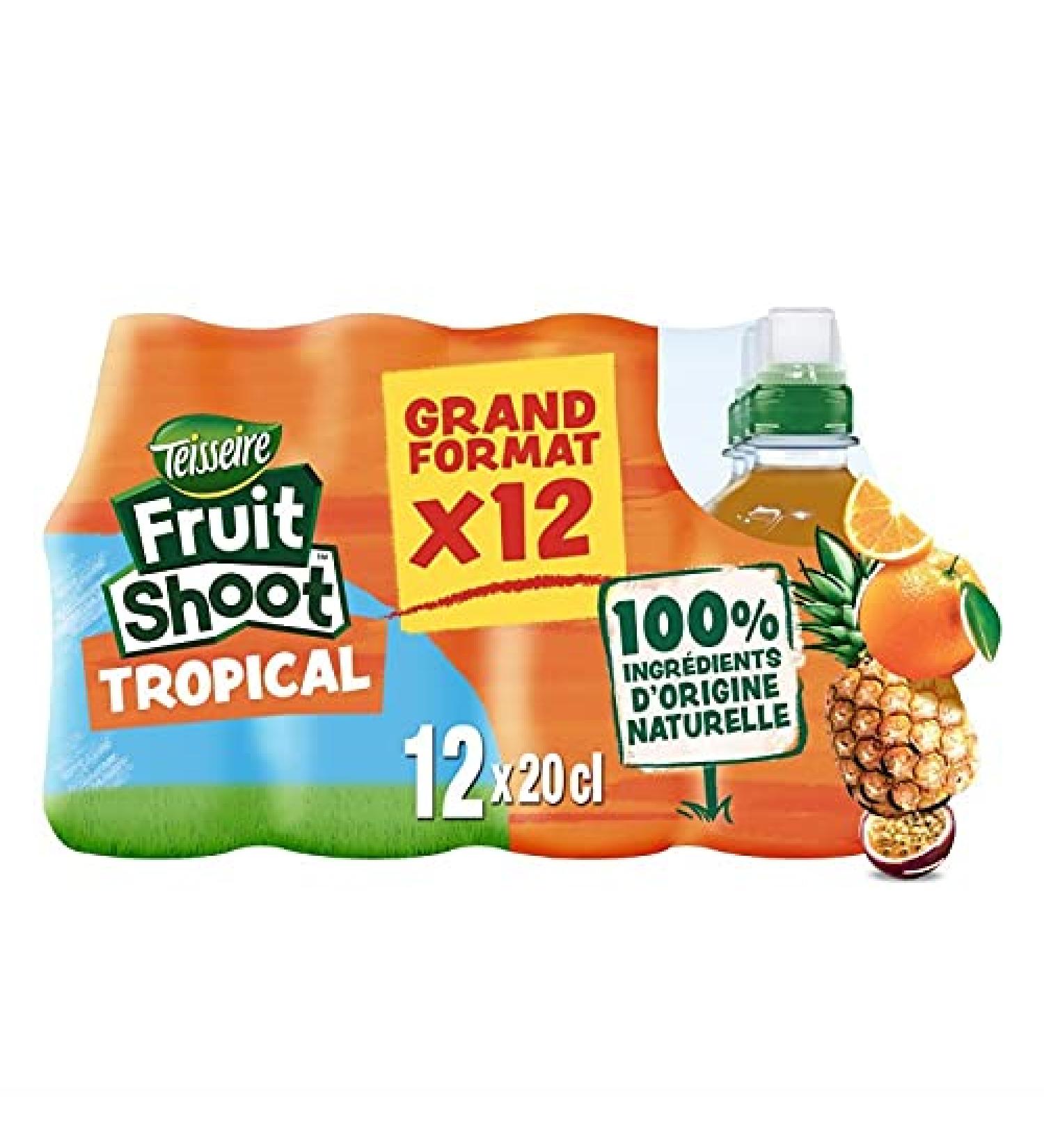 Profitez du go t exotique avec le pack 12x20cl de sirop Tropical TEISSEIRE id al pour vos boissons fra ches- Lot De 3