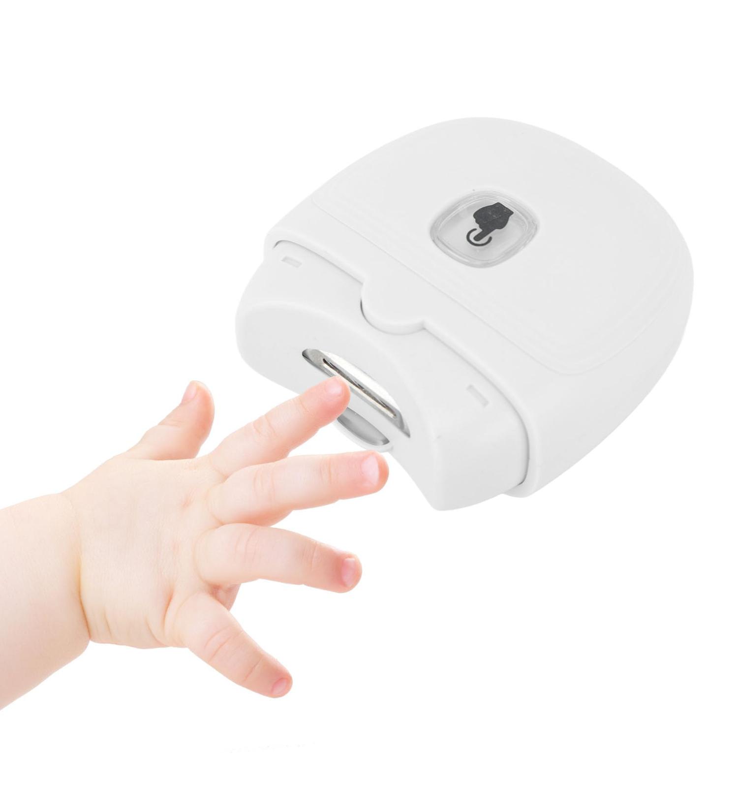 Electric Nail Clipper 2 Speed Automatic Nail Cutter with LED Light USB Charging Fingernail Cutter and File Portable Nail Trimmer Scissor Fingernail Trimmer for Baby Kids Adult White - Buy Online on GoSupps.com