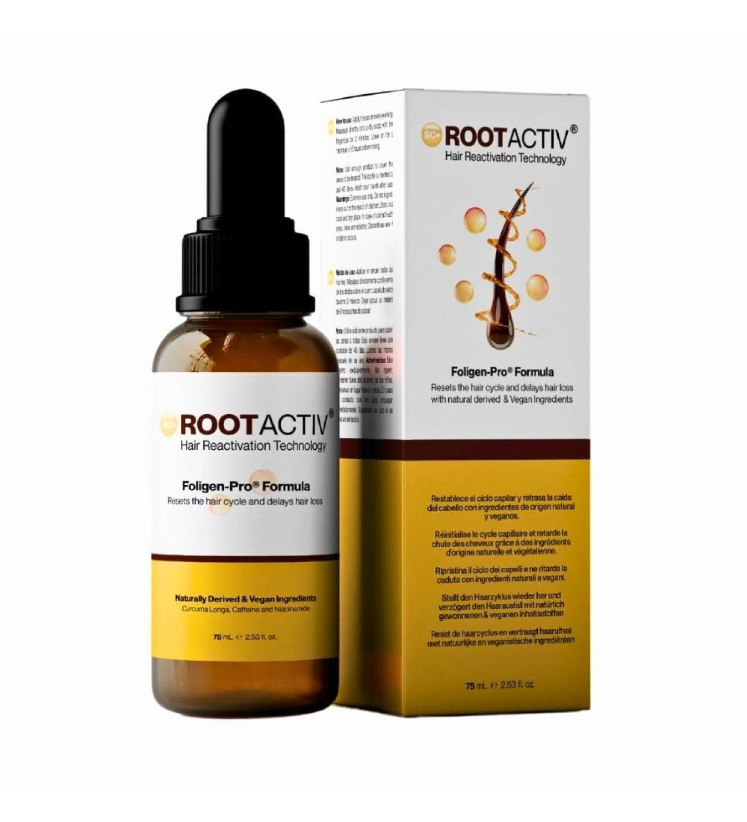 SC+ ROOTACTIV | Stem Cell Serum for Hair Growth | For Women and Men | Natural Hair Growth Treatment | Reduces Hair Loss | Stimulates Hair Growth - Buy Online on GoSupps.com