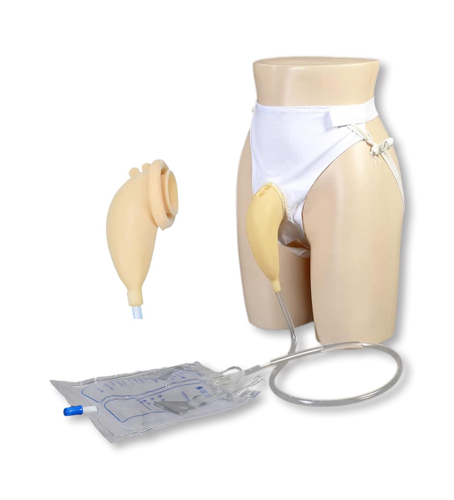 Wearable Urinal for Men - Reusable Portable Latex Urinary Drainage System for Elderly Bedridden Patients - Buy Online on GoSupps.com