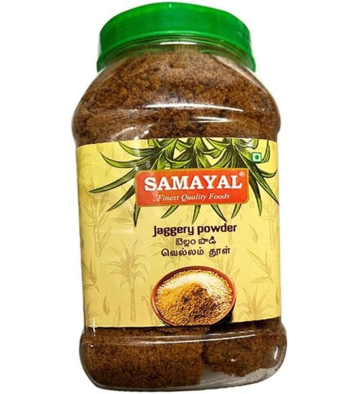 Samayal Jaggery Powder | 1KG | Natural Sweetener | No Preservatives Added | Jaggery Powder |Hand Crushed Gur Powder |Gluten Free |Indian Origin - Buy Online on GoSupps.com