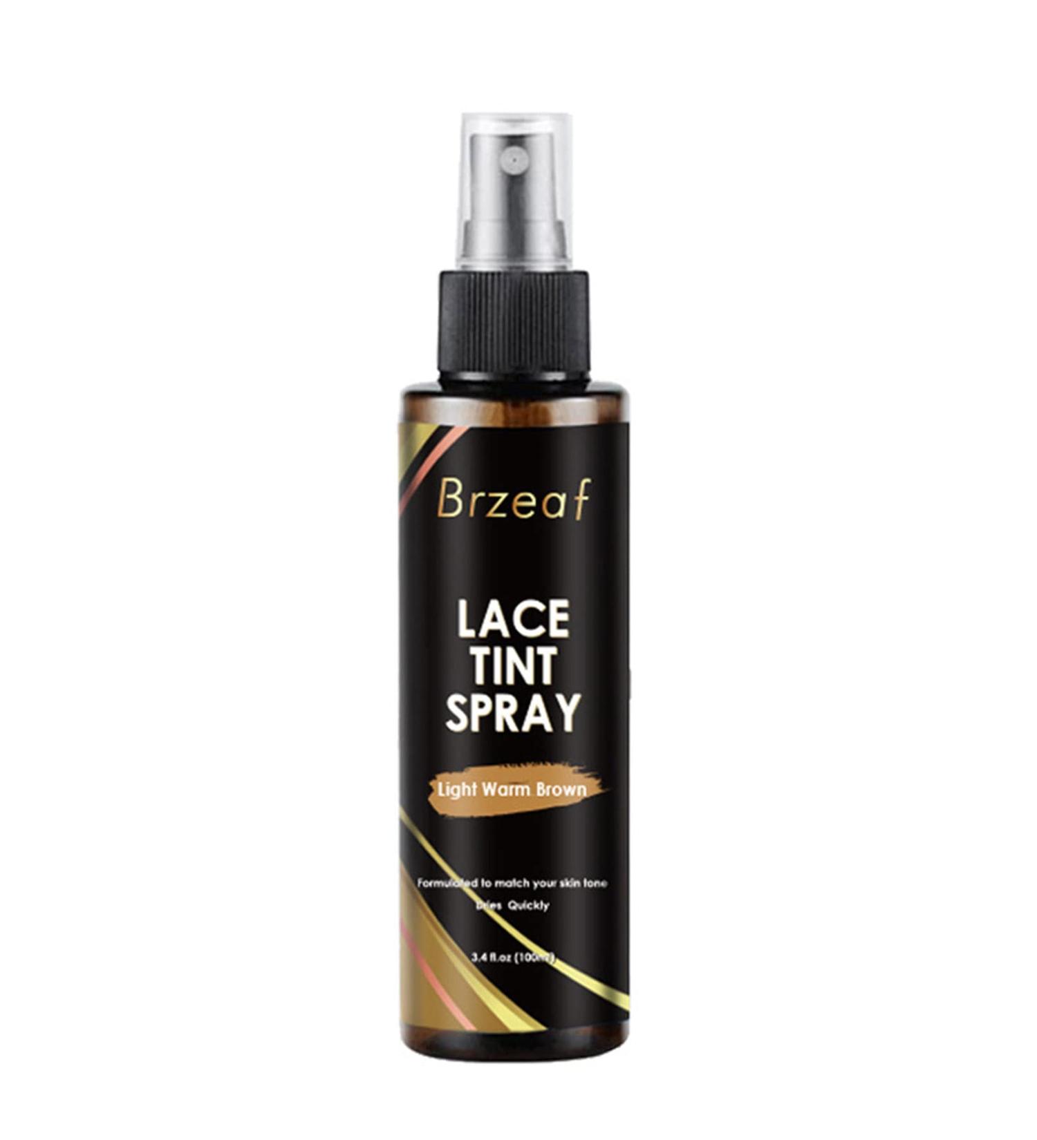 Lace Tint Spray for Closures Light Warm Brown - Perfect for DIY beauty and hairstylists Easy to Use Best for fair skin tones with yellow undertones 100ml - Buy Online on GoSupps.com