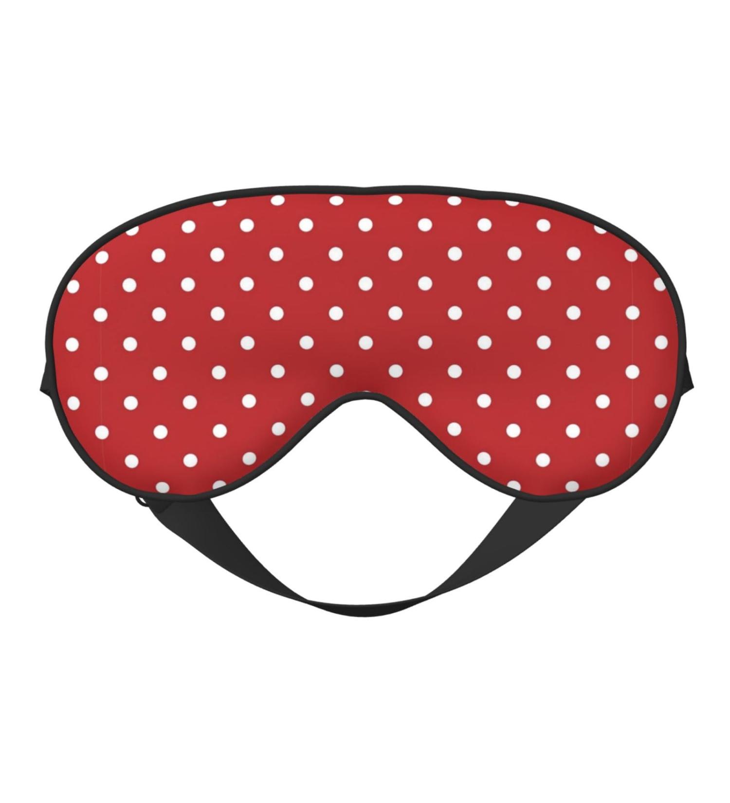 SSIMOO Big White Dot Sleep Mask | Adjustable Breathable & Fashionable Eye Mask for Ultimate Comfort | International Shipping - Buy Online on GoSupps.com