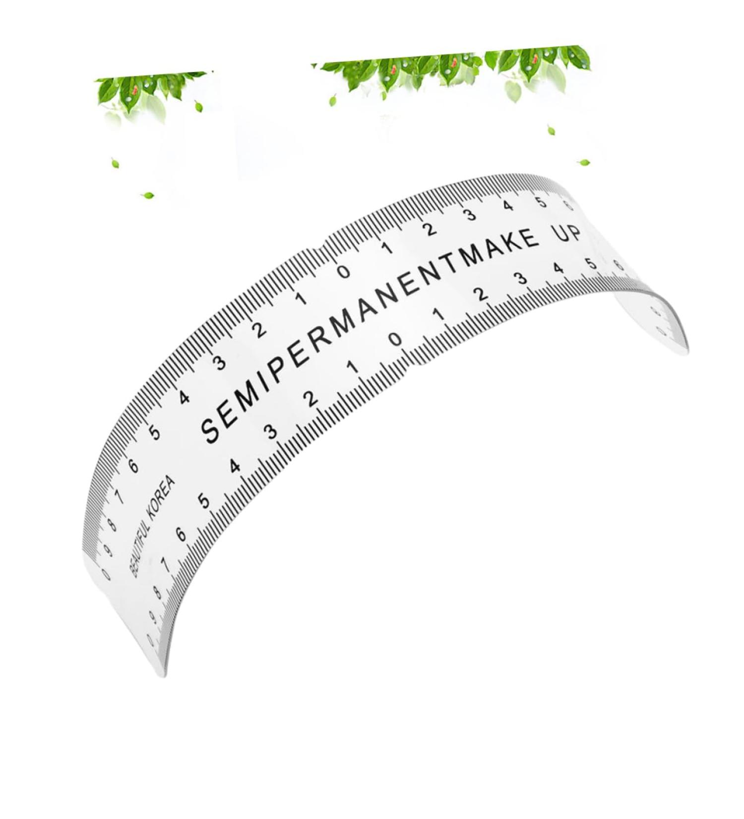 Ipetboom 2 Pcs Professional Eyebrow Ruler Eyebrow Guide Portable Eyebrow Ruler Template Standard Size Make up mediumx2pcs Blackx2pcs - Buy Online on GoSupps.com