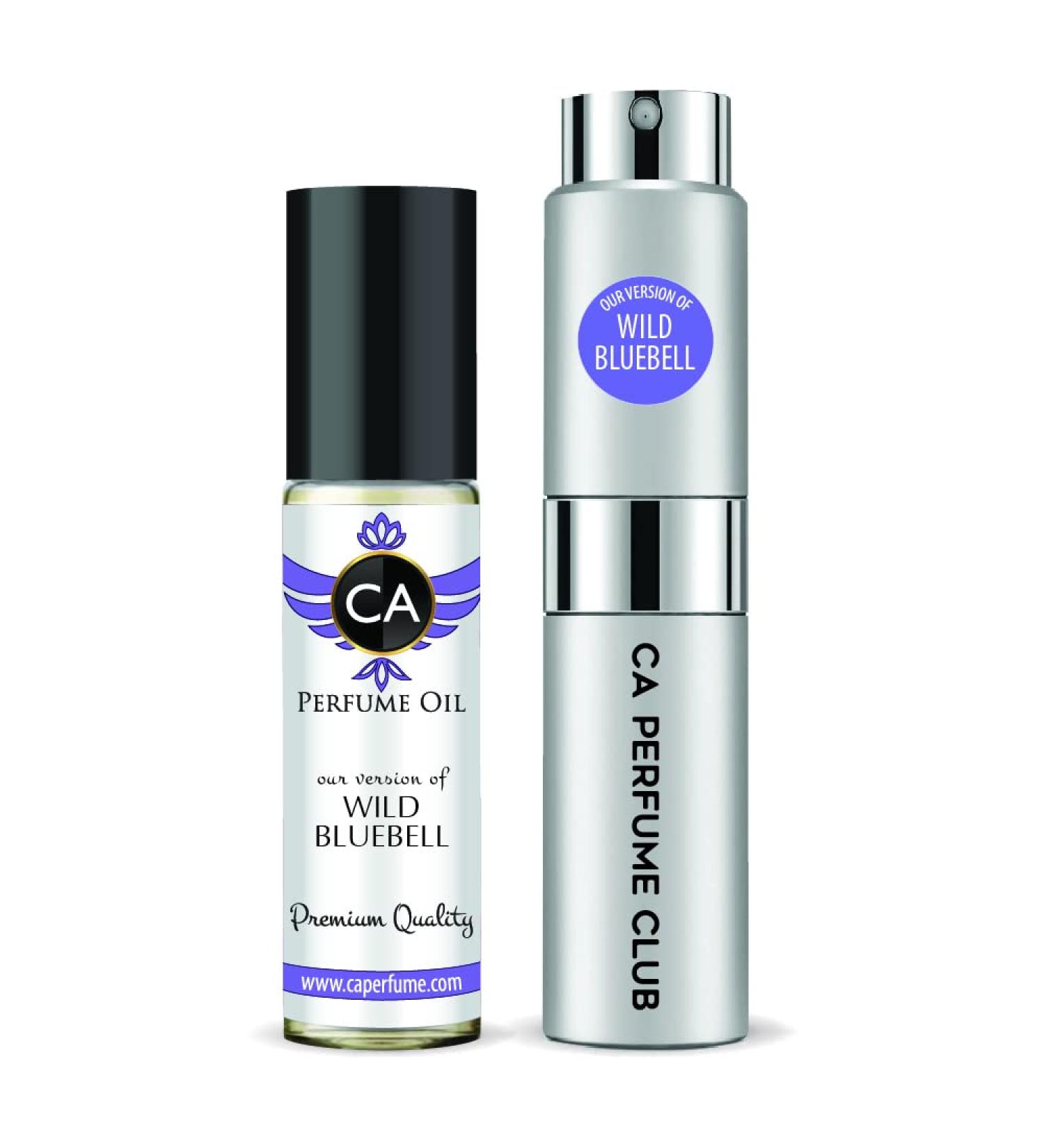 CA Perfume Duo Impression of Jo Wild Bluebell For Women & Men Eau de Parfum Refillable Atomizer Sprayer + Fragrance Body Oil Long Lasting Sample Travel Size Roll-On Bottle 0.27 Fl Oz+0.33 Fl Oz - Buy Online on GoSupps.com