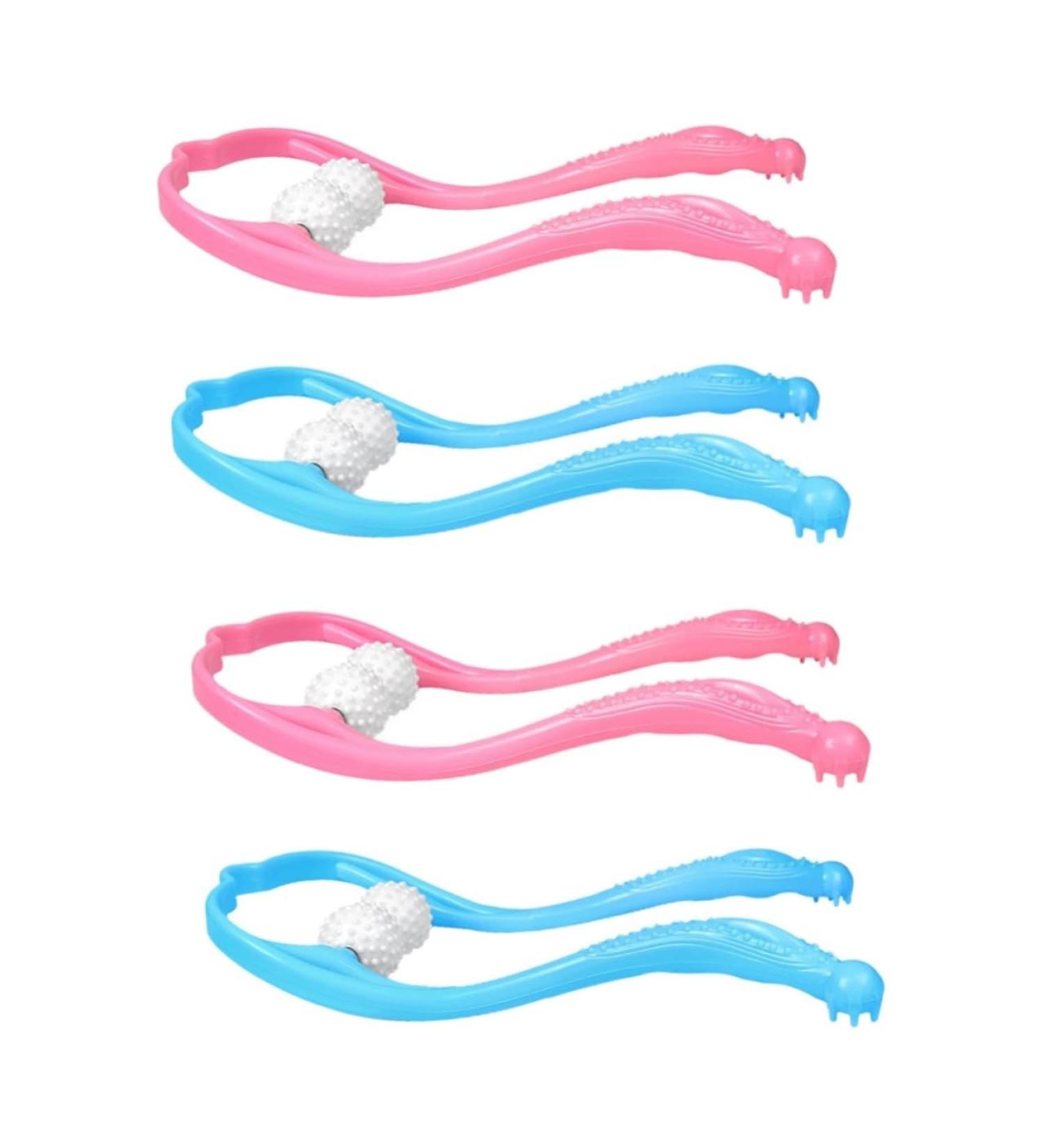 Magiclulu 4-Piece Portable Massage Device Set Neck Shoulder & Hand Massager | Multifunctional Home Massage Tools - Buy Online on GoSupps.com