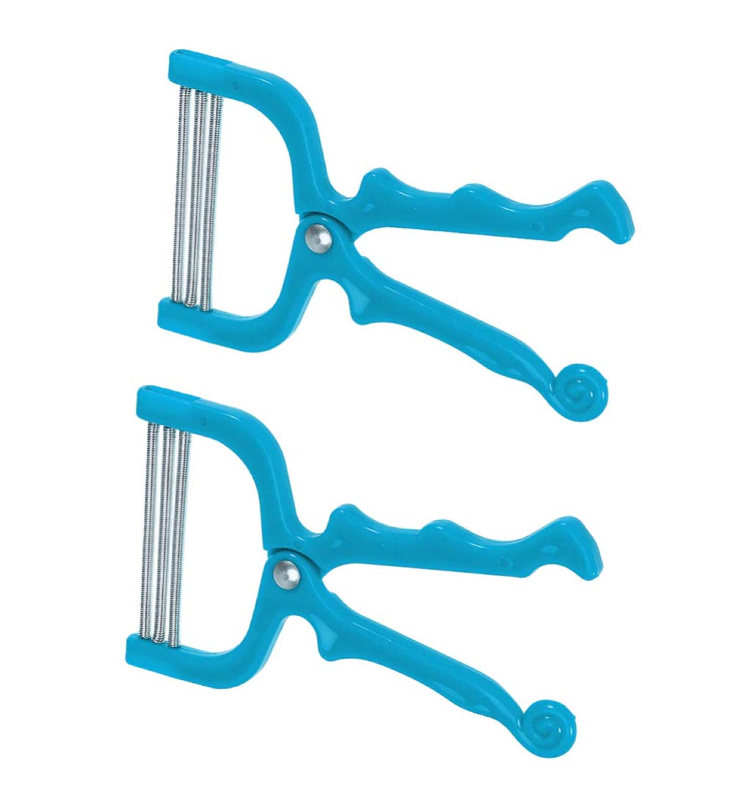 Healifty Spring Epilator Facial Hair Remover 2pcs Set - Stainless Steel Hair Threader for Upper Lip, Chin, Cheeks, and Neck - Blue - Buy Online on GoSupps.com