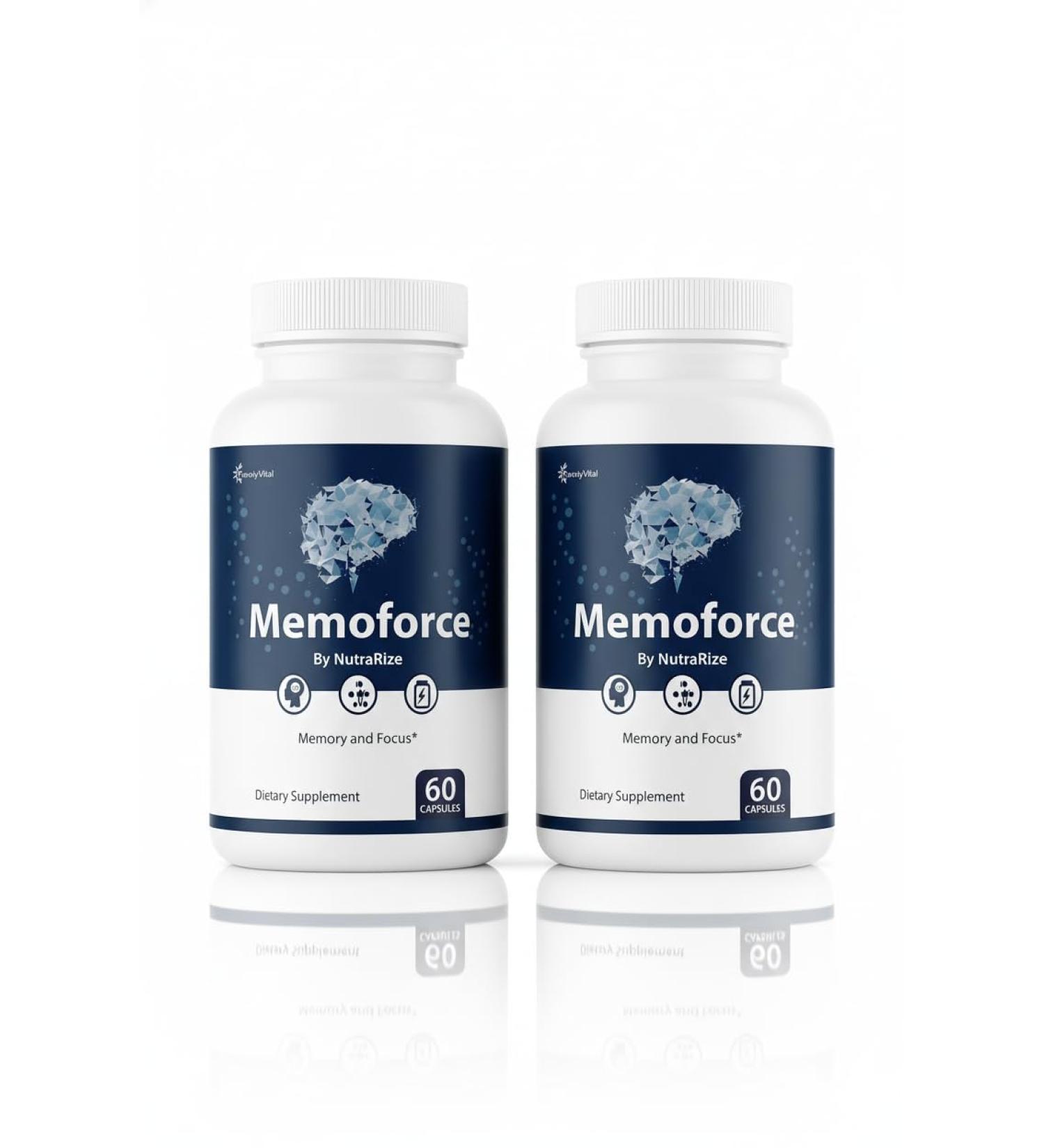 Purely Vital MemoSharp Formula Unlock Your Full Potential with Memo Capsules - Supports Memory Focus & Concentration for Balanced Health and Function 60 Capsules (2) - Buy Online on GoSupps.com