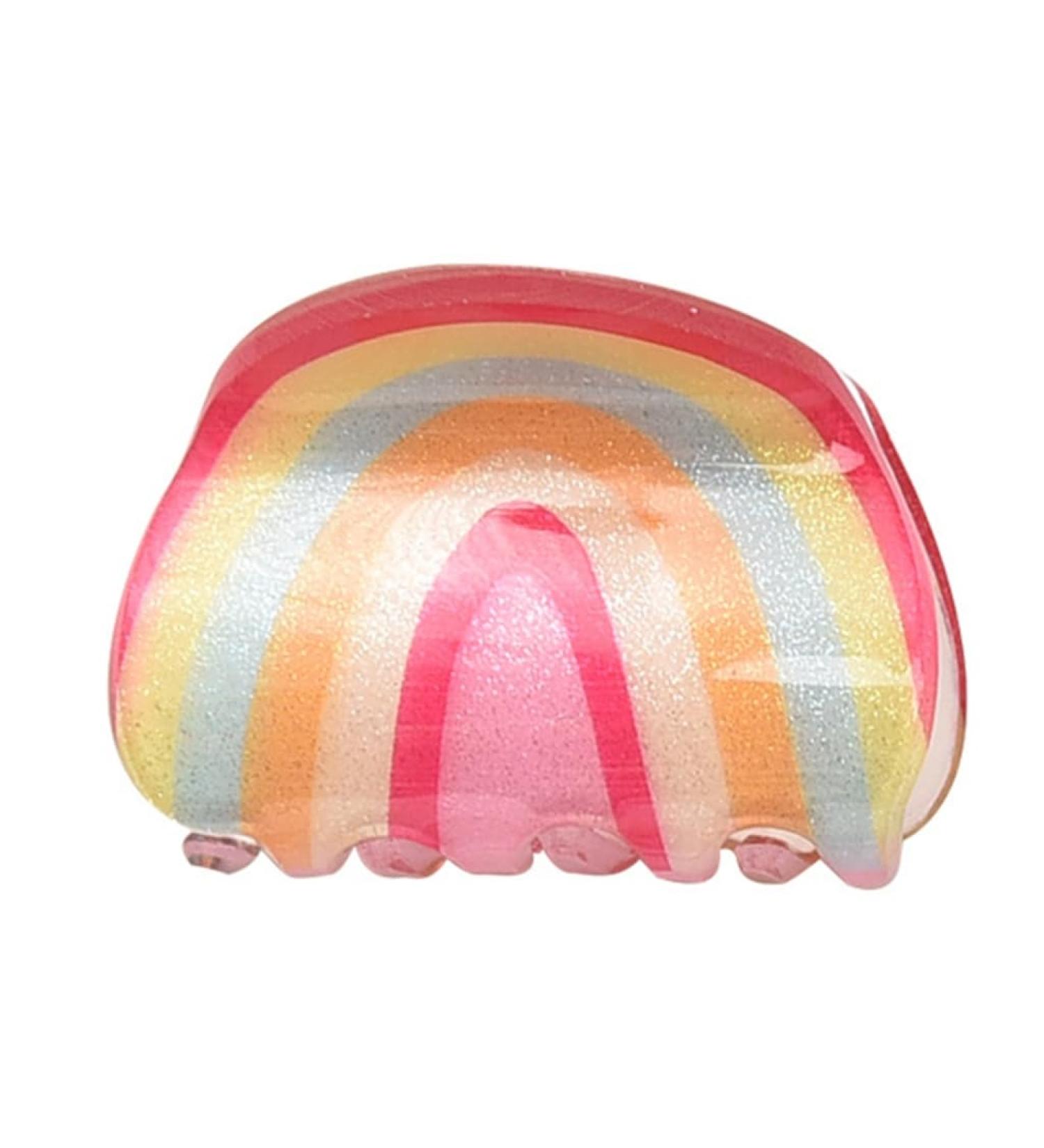 xbiez Fruit and Vegetable Hair Claw Clip for Women Styling Hairpin Thick Hair Thin Hair Hair Accessories Small Headpiece Gift Big rainbow - Buy Online on GoSupps.com