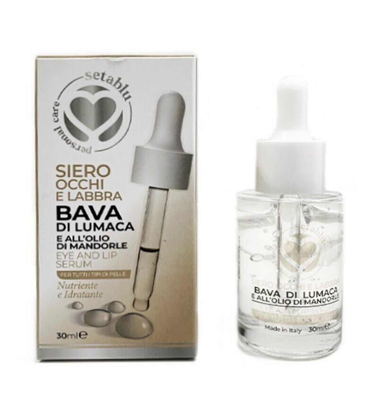 Buy Siero Occhi e Labbra with Snail Slime & Almond Oil | Made in Italy | 30ml for All Skin Types - International Shipping Available - Buy Online on GoSupps.com