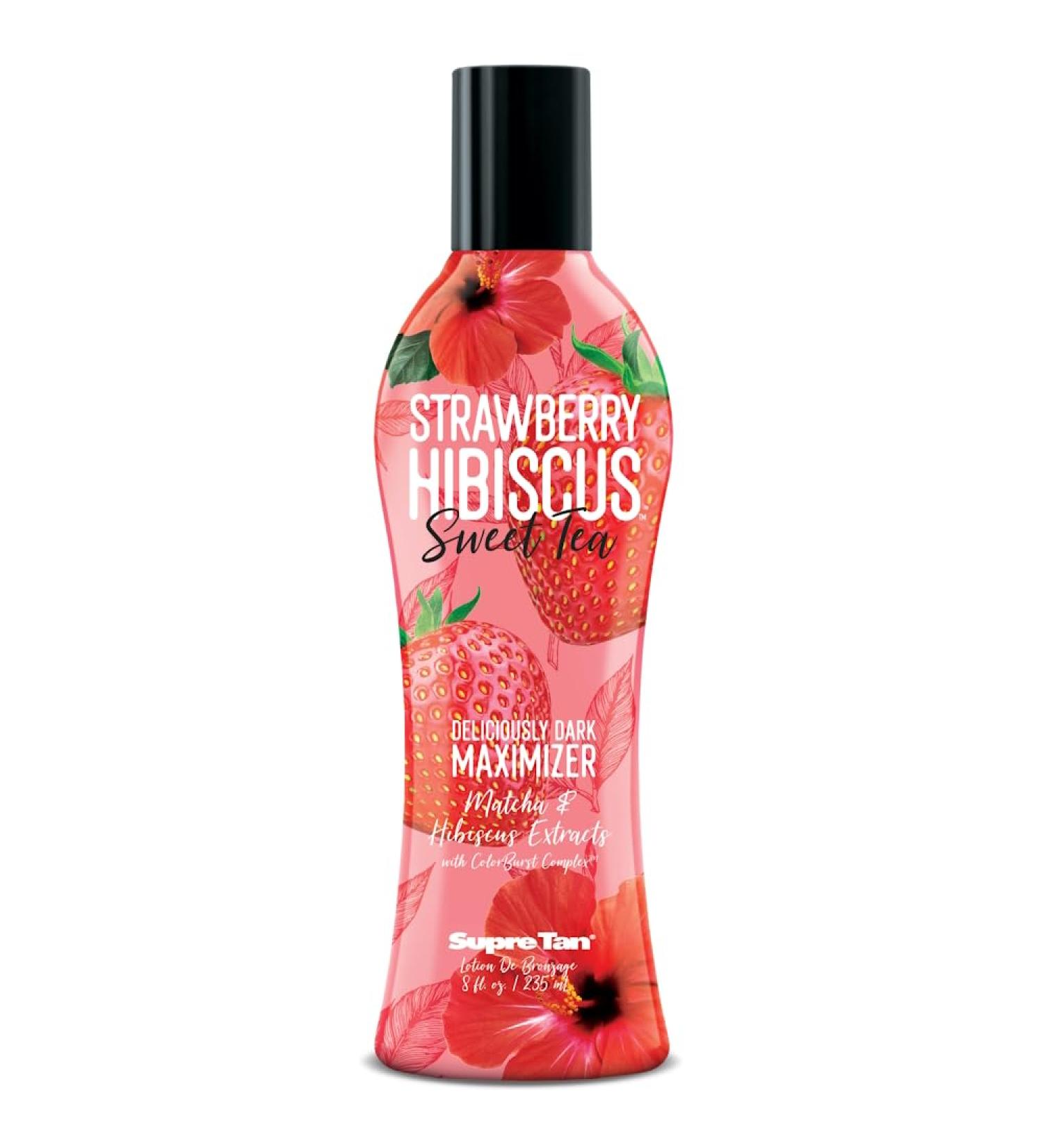 Strawberry Hibiscus Sweet Tea Dark Maximizer 8oz