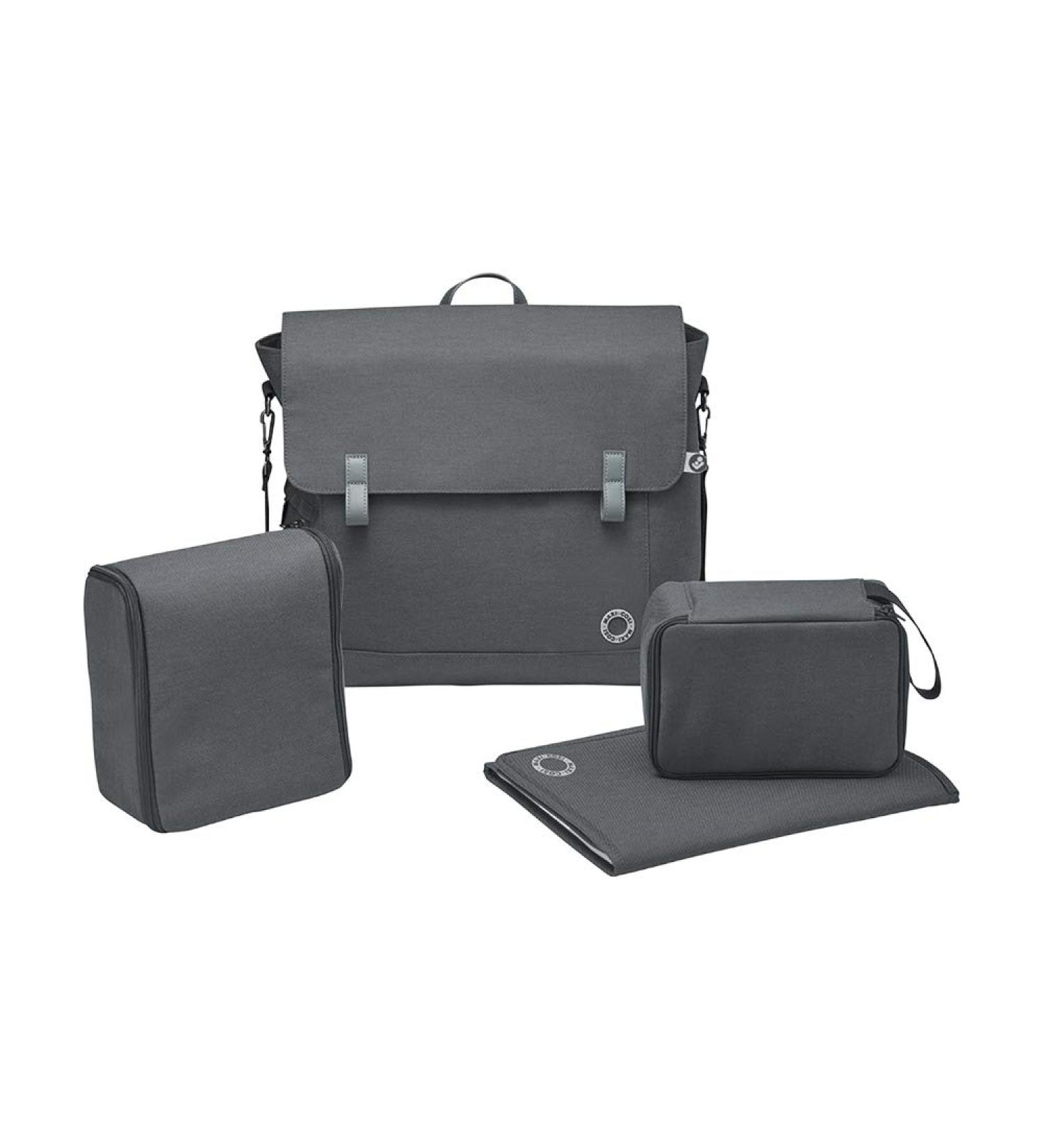 Maxi-Cosi Modern Nappy Changing Bag Set - Essential Black - Buy Online on GoSupps.com