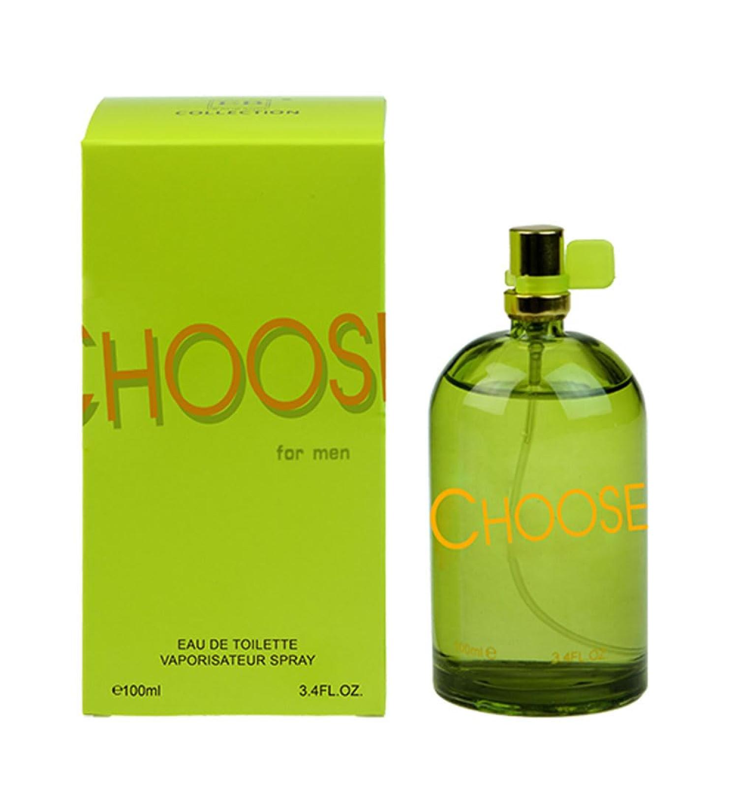 Choose for Men Perfume 100ml Eau De Parfum Vaporisateur Spray Fruity & Floral/Essential Oil From France
