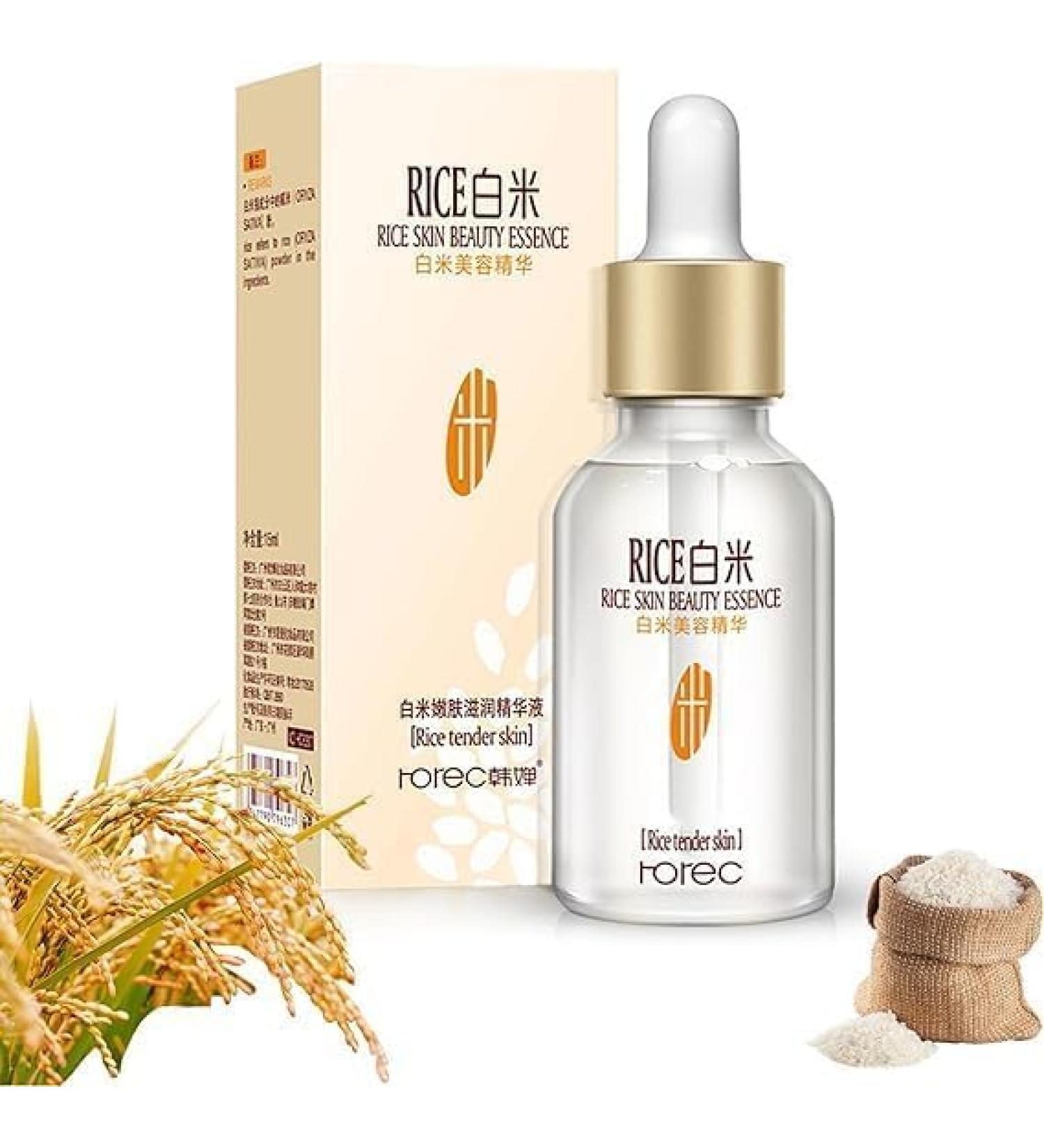  1/2/3/5Pcs Rice Skin Beauty Essence Volcanic Collagen Rice Camy Serum Rice Serum Anti Aging Serum White Rice Serum Volcanic Rice Anti-Wrinkle Lifting Serum Beauty Moisturizing White Rice Essence 15ml (1Count (Pack of 1)) - Buy Online on GoSupps.com
