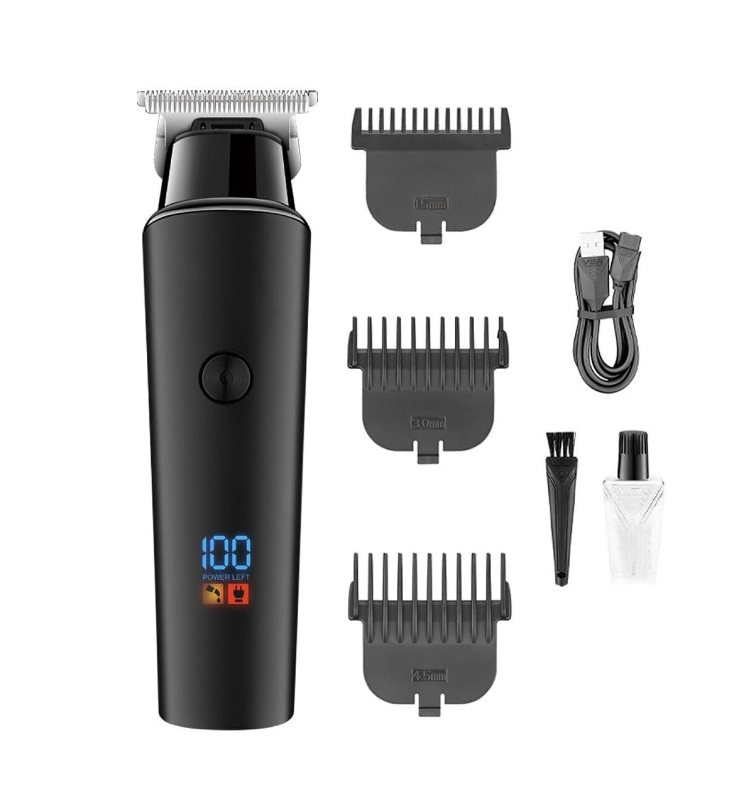 Professional Hair Clippers for Men - Cordless Rechargeable Trimmers with LED Display - International Shipping Available - Buy Online on GoSupps.com
