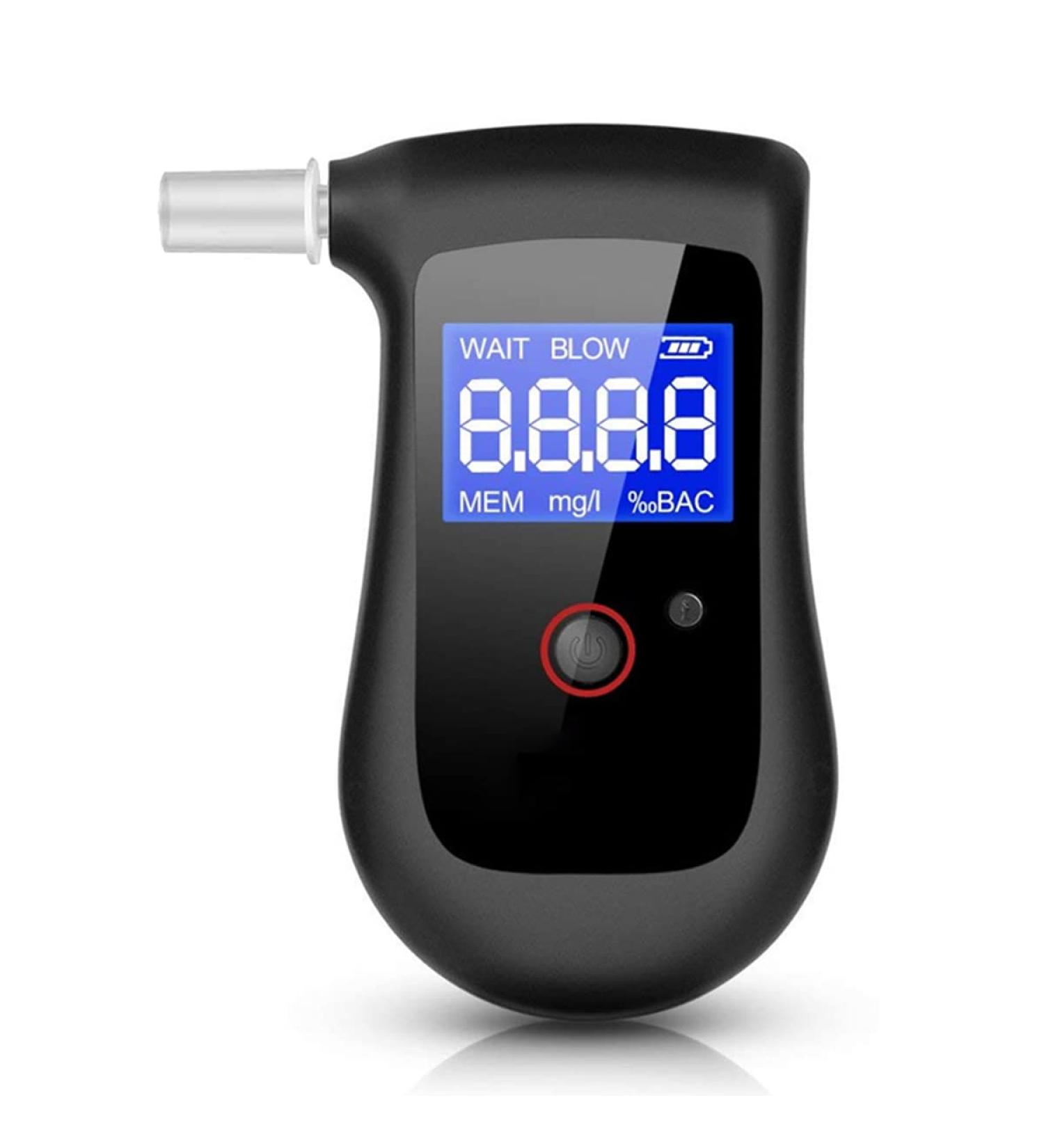 Professional-Grade Breathalyzer with Memory and Warning Function - Moxikison Portable Alcohol Tester for Home Use - Ideal Gift for Drinkers - Buy Online on GoSupps.com