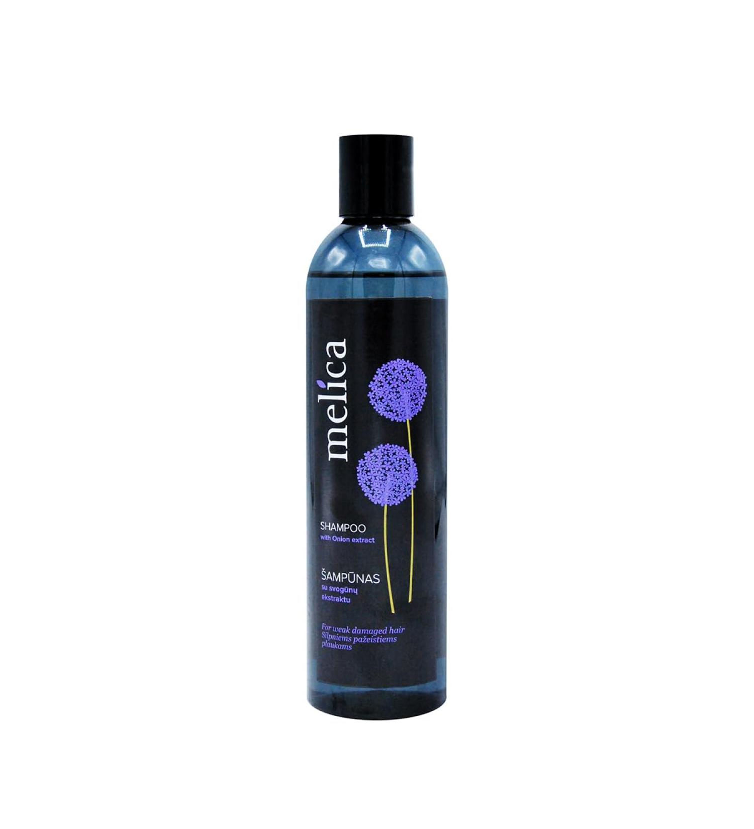 Melica MELICA EXTRACT Onion Hair Growth Shampoo - For Stronger Thicker and Shiny Hair 300ml