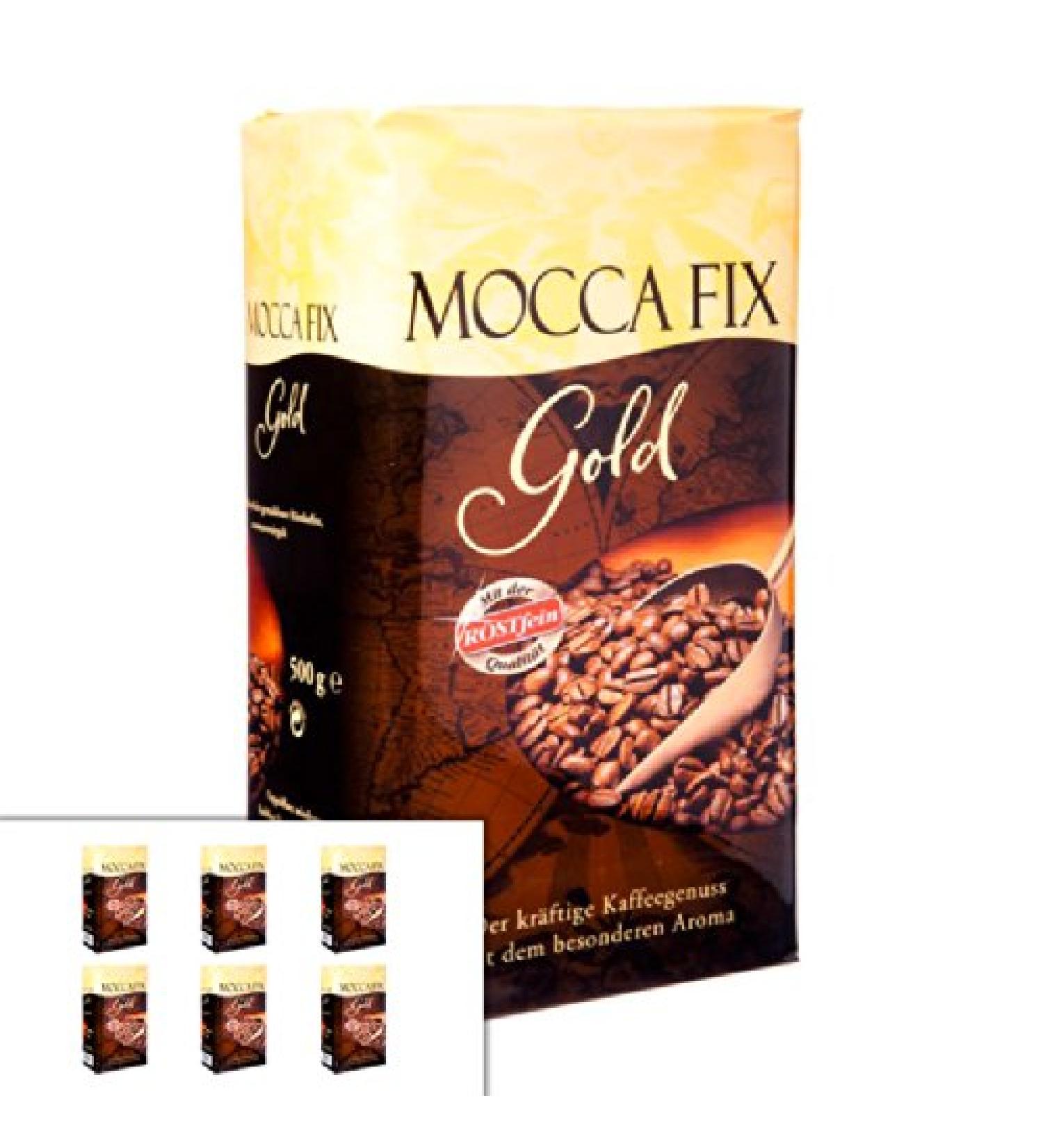 R stfein Pack of 6 bottles of R stfein Mocca Fix Gold coffee powder 500g