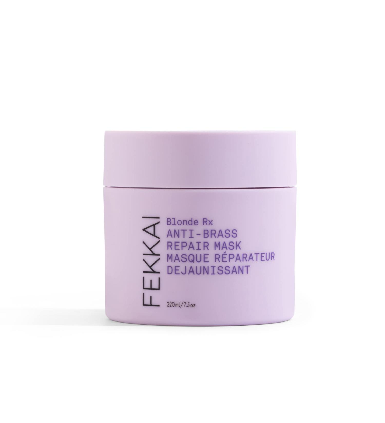 Fekkai Blonde Rx Anti-Brass Repair Purple Hair Mask - 7.5 oz | Tones, Repairs & Hydrates Blonde/Bleached Hair | Salon Grade, EWG Compliant, Vegan & Cruelty Free - Buy Online on GoSupps.com