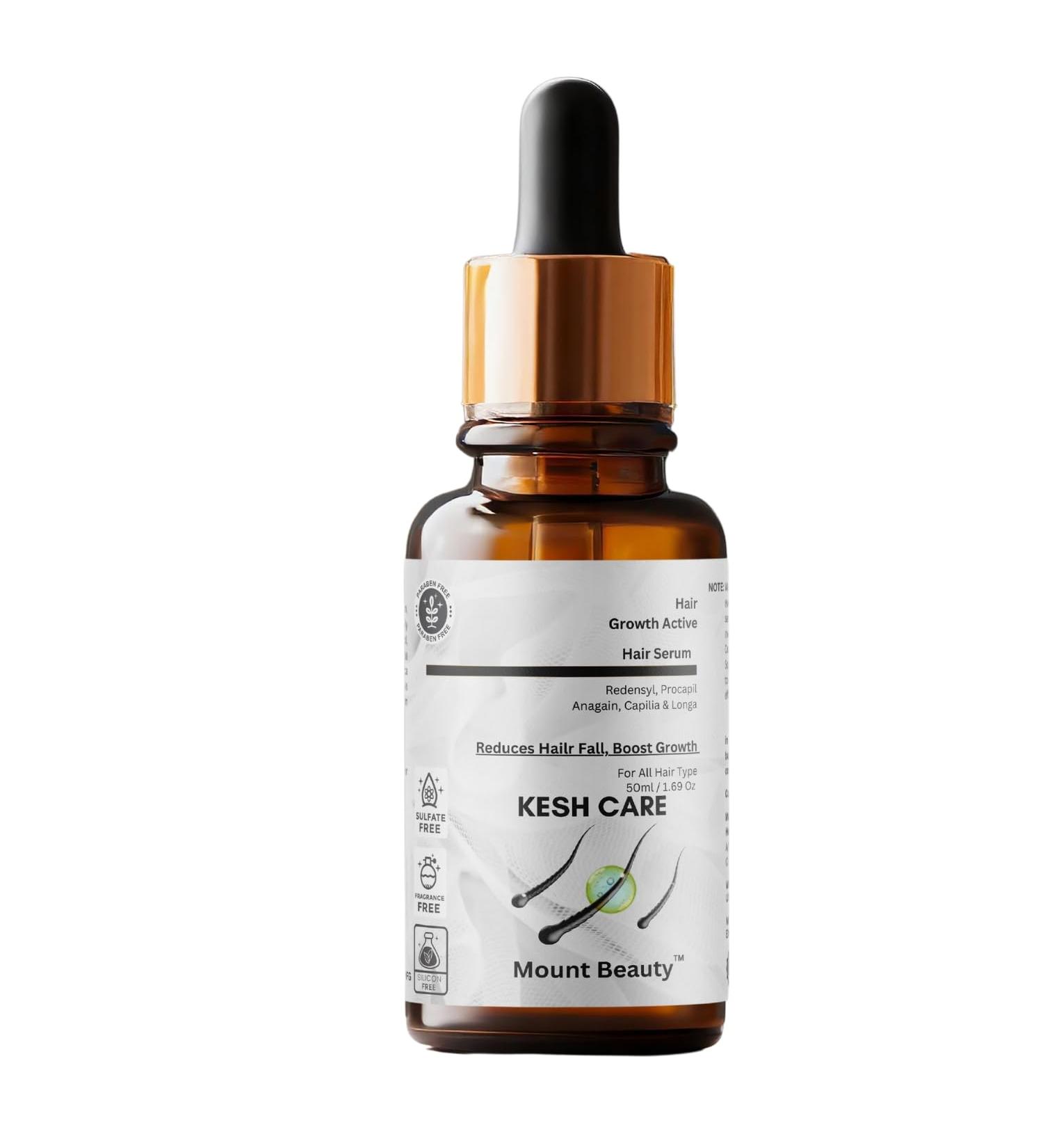 Hair Active Growth Serum for Men & Women | Vegan Formula for Thinning Hair & Hair Loss - 50ml - Buy Online on GoSupps.com