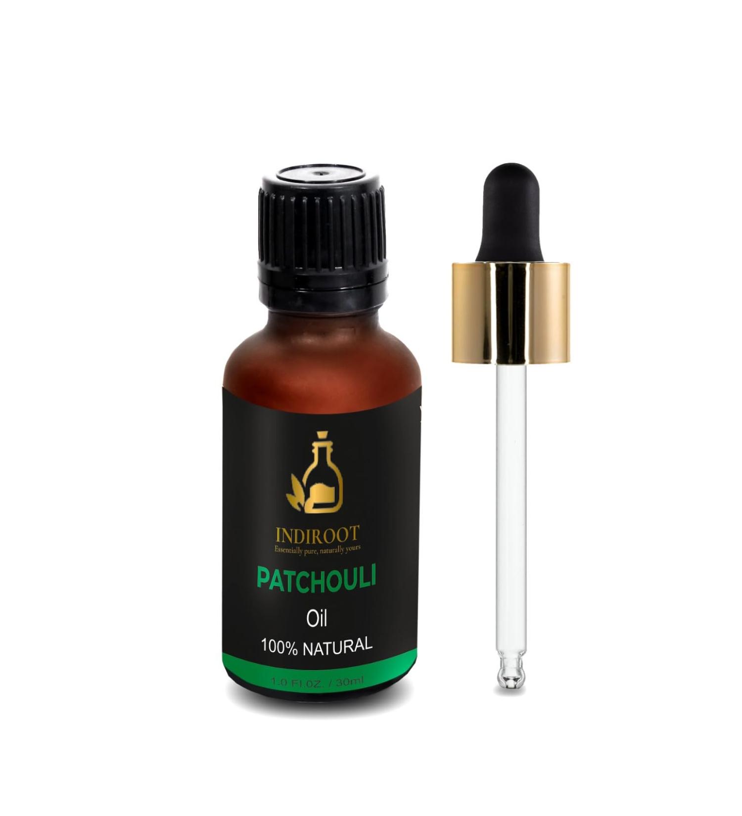Patchouli Essential Oil 100% Natural Dark Amber Glass Bottle with Droppe (1.0 Fl Oz/30ml Patchouli) Musky 1 Fl Oz (Pack of 1) - Buy Online on GoSupps.com