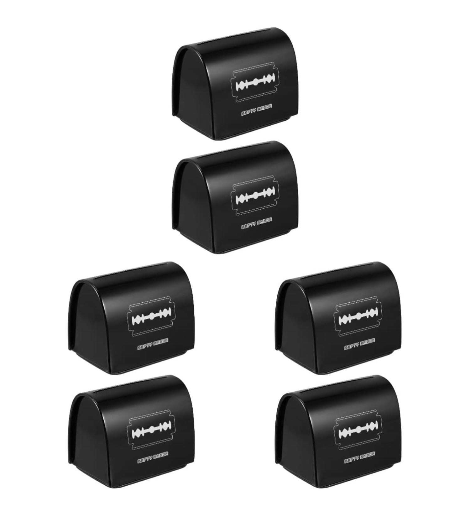 PopetPop 6 STK Klinge Storage Box | Hairdressing Salon Waste Container | Travel Case for Safety Razor & Sharp Box | Durable & Stylish Razor Holder - Buy Online on GoSupps.com