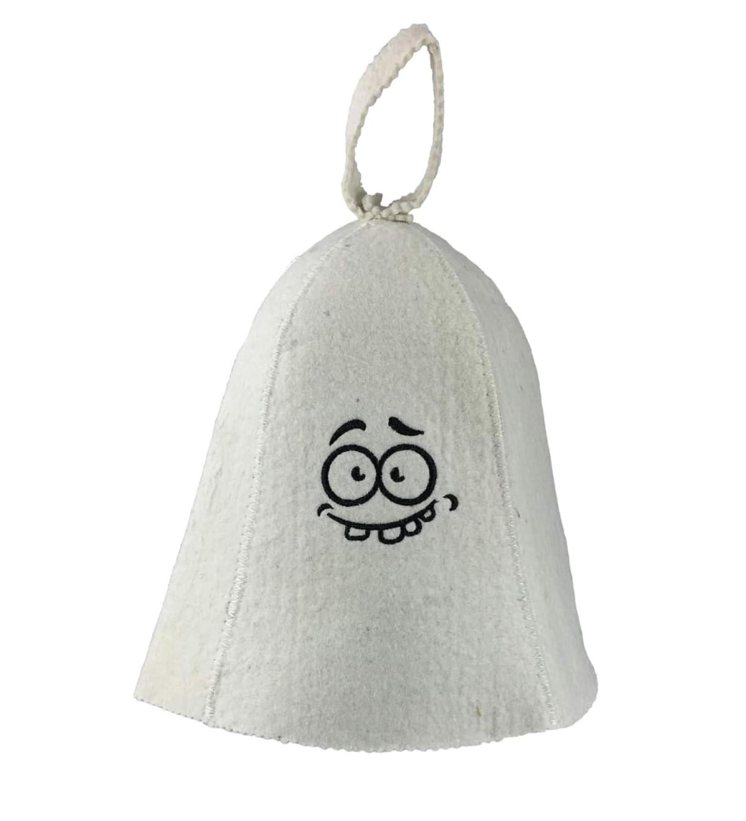 GMMH Sauna Hat - 100% Cotton Felt Cap for Ultimate Sauna Experience | International Shipping - Buy Online on GoSupps.com