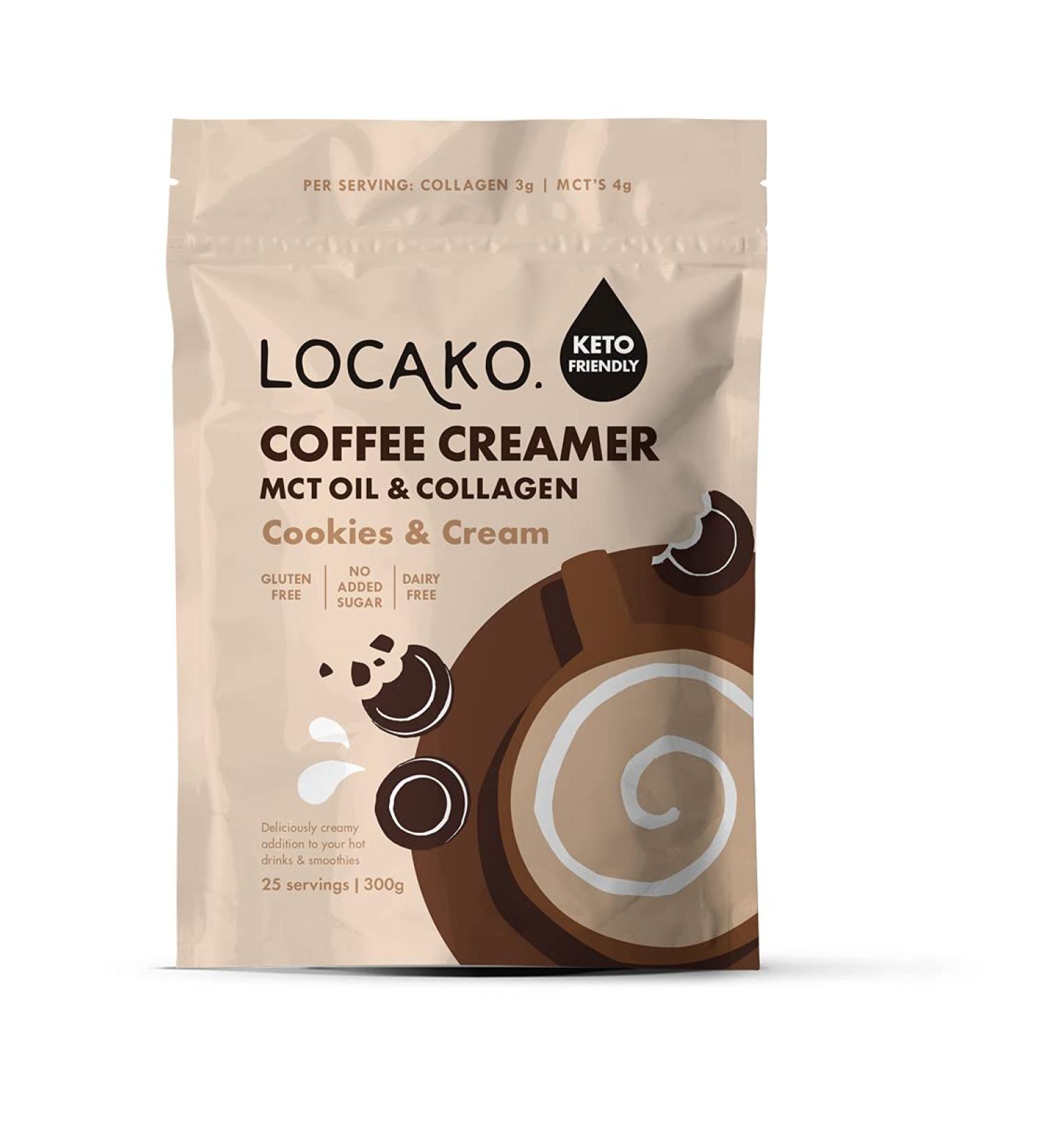 Locako Keto Coffee Creamer 300g Cookies and Cream