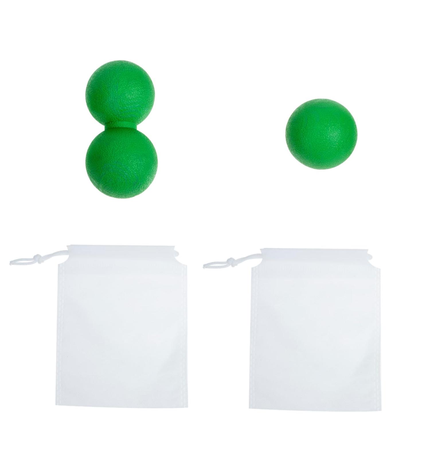 Magiclulu Fascia Massage Balls - 3 Set Lacrosse & Roller Ball Foot & Muscle Massager - Spherical Peanut Coach Ball for Ultimate Relief - Buy Online on GoSupps.com