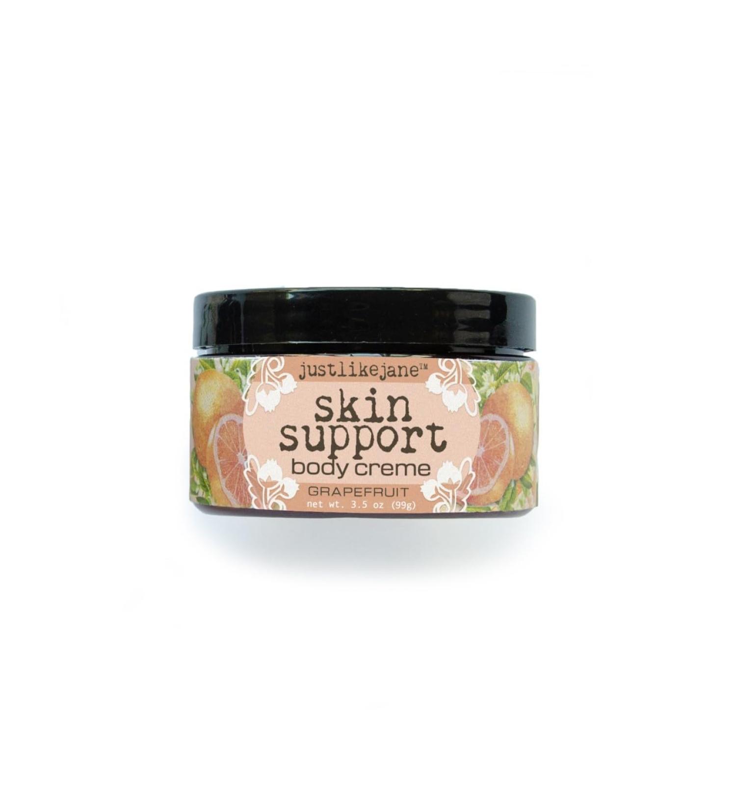 Just Like Jane Skin Support Body Creme with Shea Butter | 3.5 oz | 5 Scents | Scent: Pink Grapefruit