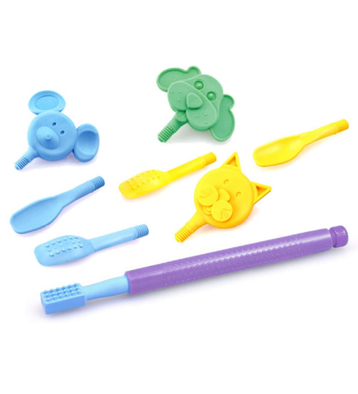 ARK Z-Vibe Vibrator Set with 8 Attachments - Enhance Oral Sensory Experience | International Shipping Available - Buy Online on GoSupps.com