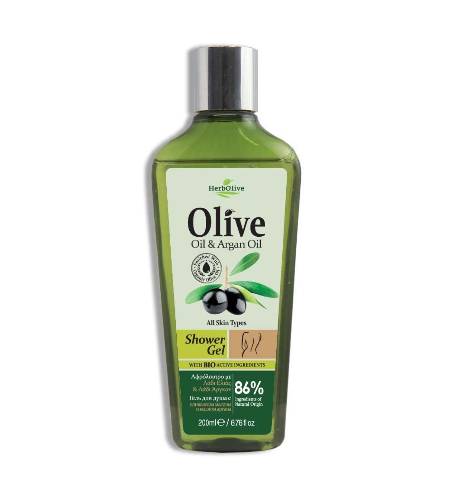 Madis SA Herbolive Shower Gel *Olive Oil & Argan Oil* 200ml