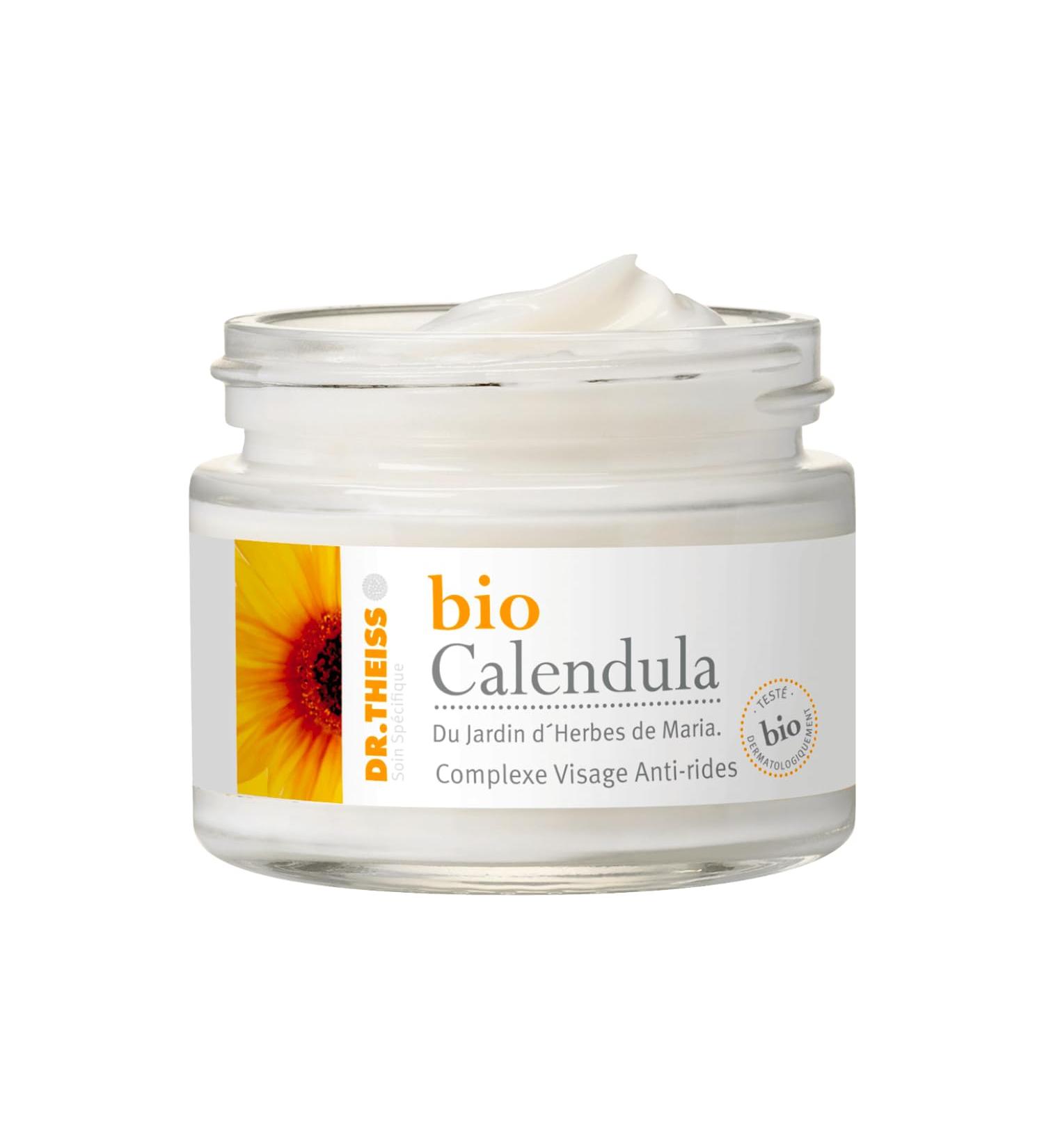 Dr Theiss - Bio Calendula Anti-Wrinkle Face Complex - Elasticity Tone - 99% Natural Origin - All Skin Types Even Sensitive - Intense Hydration - 50ml - Buy Online on GoSupps.com