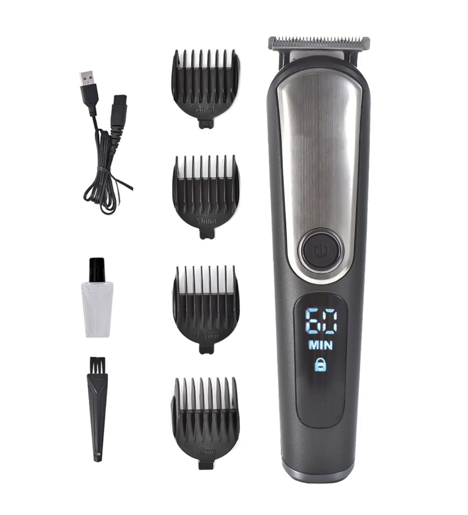 Multifunctional Waterproof Hair Clippers for Men | V-105 USB Rechargeable Electric Shaver & Nose Hair Trimmer - Buy Online on GoSupps.com