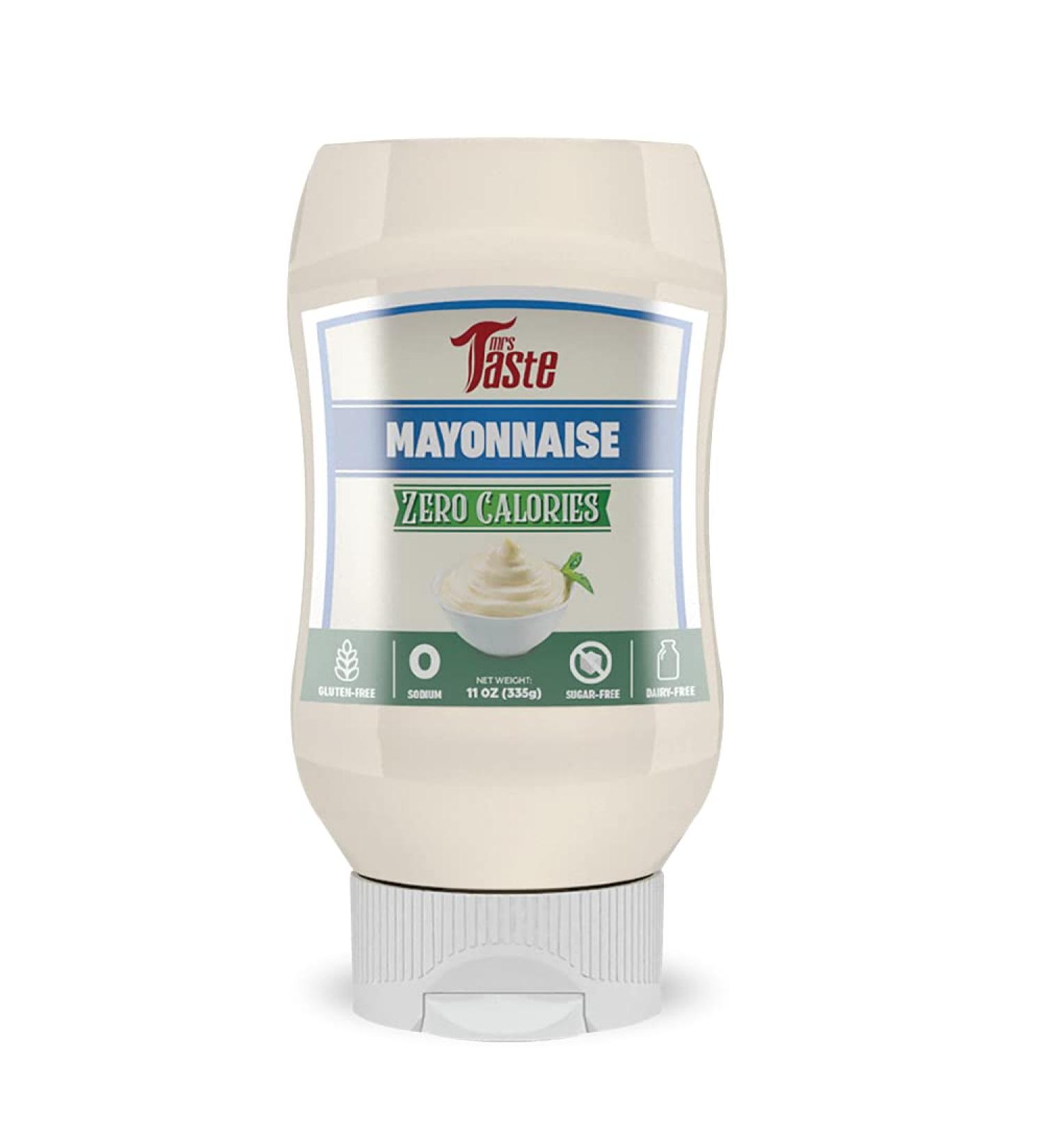 Mrs Taste Sugar Free Mayo - Zero Calories, Sodium, Sugar - High Fiber, Keto & Paleo Friendly - 11 oz Condiments & Sauces - Buy Online on GoSupps.com