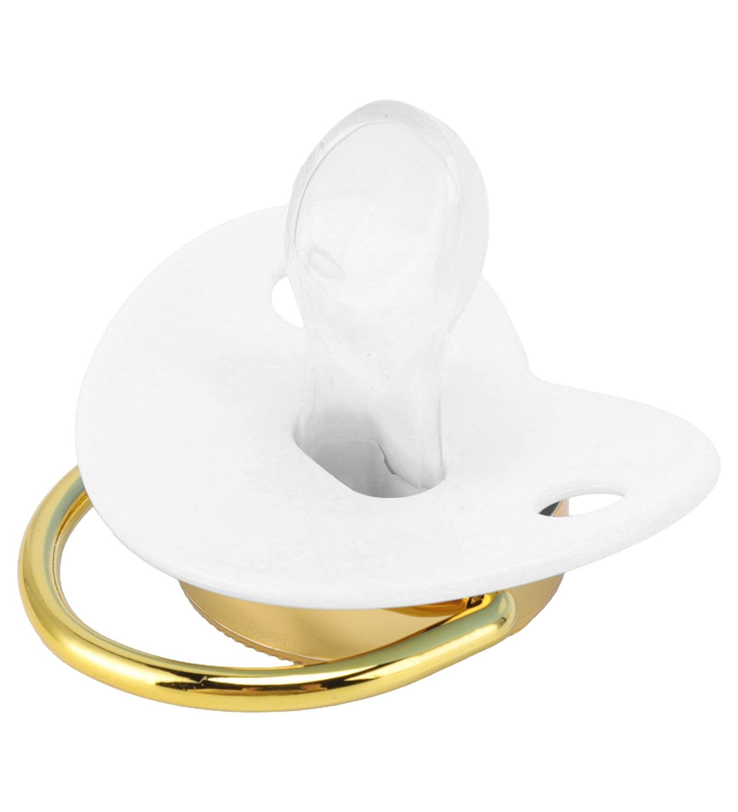 Silicone Baby Pacifier for 6-18 Months | BPA-Free Bling Pacifier with Clips | Perfect Baby Gift in 4 Colors - Buy Online on GoSupps.com