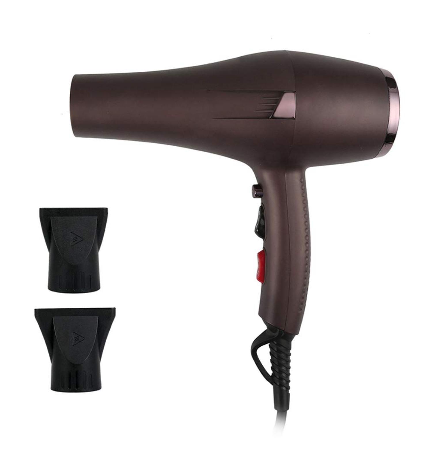 Ionic Hairdryer Professional Hair Dryer Hair Dryer for Women 2 Speed 3 Heat Settings and Cool Shot Button with 2 Nozzles Negative Ion and Constant Temperature for a Frizz Free Shine Hair Care 2400W - Buy Online on GoSupps.com
