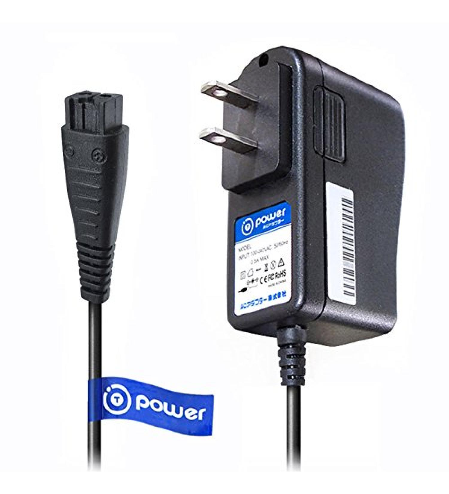 T-Power Ac Adapter for Panasonic 5VDC Pro-curve Wet/Dry Shaver Electric Blade Razor ESGA21S ES-GA21-S ESLA63 ES-LA63 ESLA63S ES-LA63-S ESLA83 ES-LA83 ESLA92 ES-LA92 ESLA921 ESLA93 ES-LA93 ESLA93K RE7-40 ONLY Replacement Power Supply Cord Charger