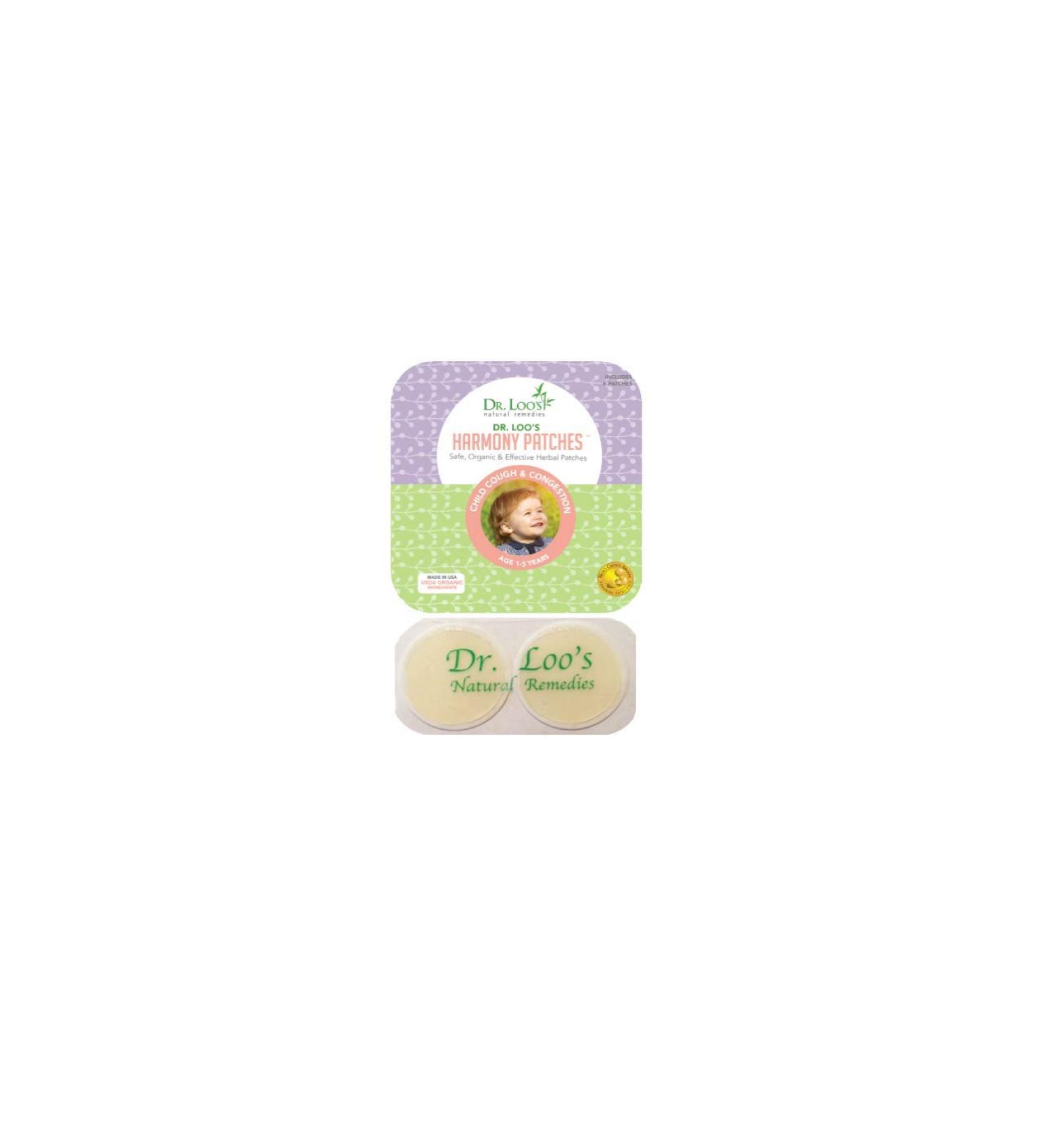 Dr. Loo s Natural Child Patches for Cough Congestion Allergies for 1 5 Years Old 6 Patches. - Buy Online on GoSupps.com