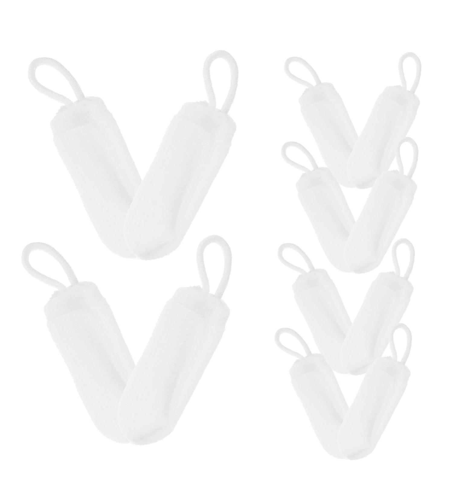 Kisangel 10pcs Pet Cleaning Finger Cots Dog Kit Dog Dental Care Brush Cleaning Supplies Puppies Nylon White - Buy Online on GoSupps.com