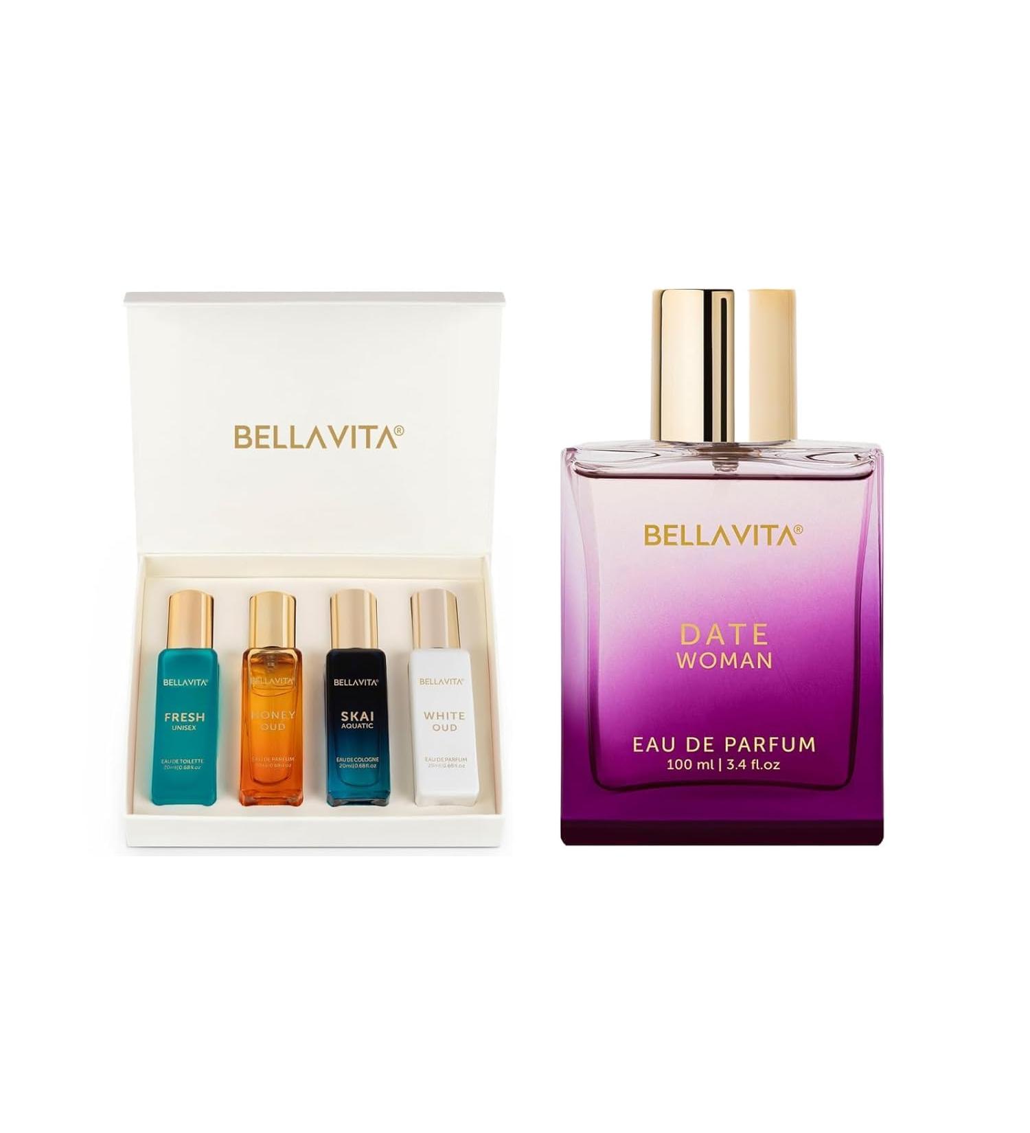 Best Fragrance Combo For Unisex|Eau De Parfum Perfume with Lemon Lavender Tonka Mandarin & Vetiver | Pack of 2 Combo Premium Long Lasting Perfume (Date & Unisex Combo Pack (180 ML)) Date & Unisex Combo Pack ( 180 ML ) - Buy Online on GoSupps.com