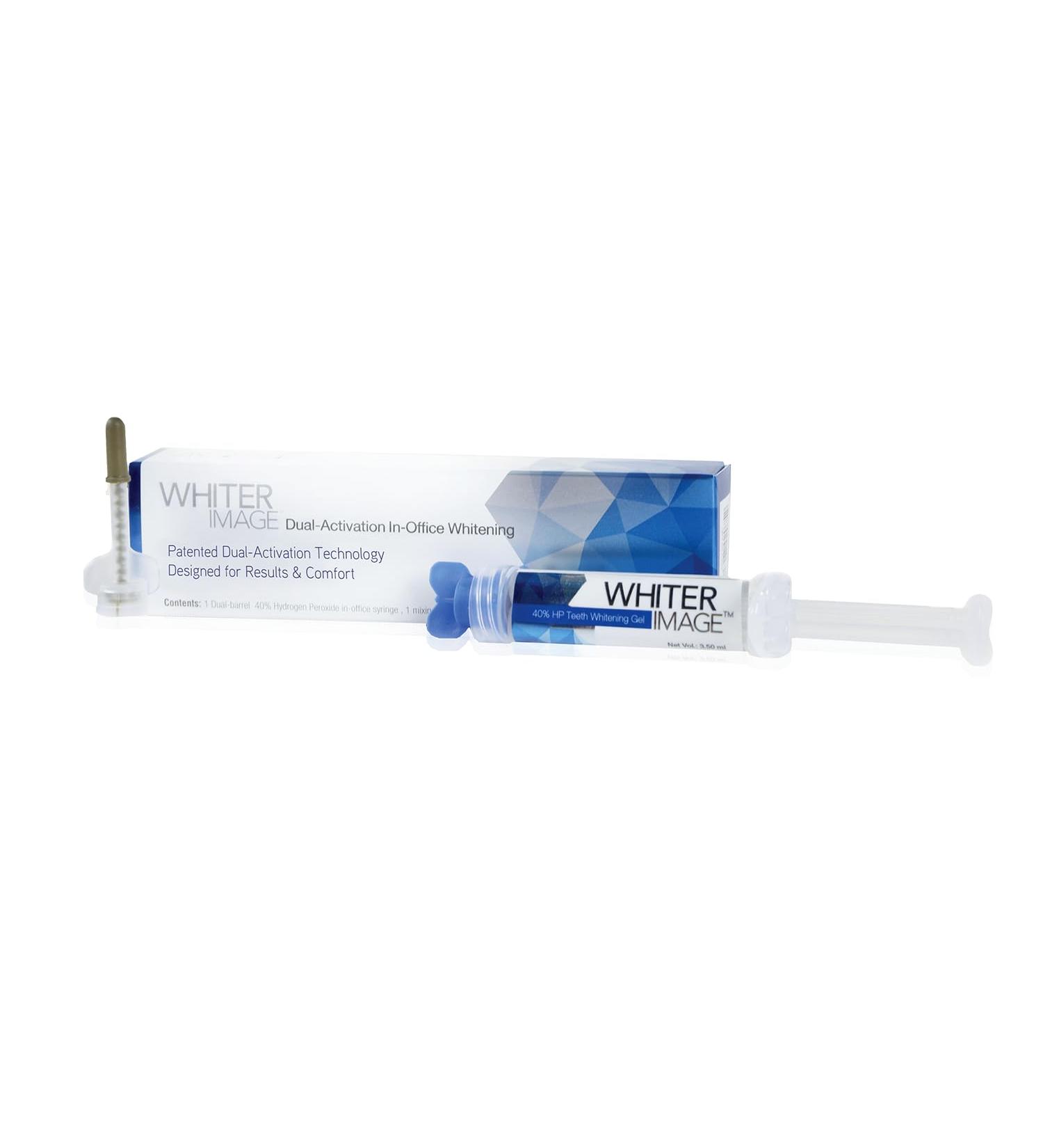 Whiter Image Premium Teeth Whitening Treatment - Professional Dental Grade 40% Hydrogen Peroxide - Sensitivity Proof Formula - Patented Dual-Activation Technology - Made in USA - Shop Internationally - Buy Online on GoSupps.com