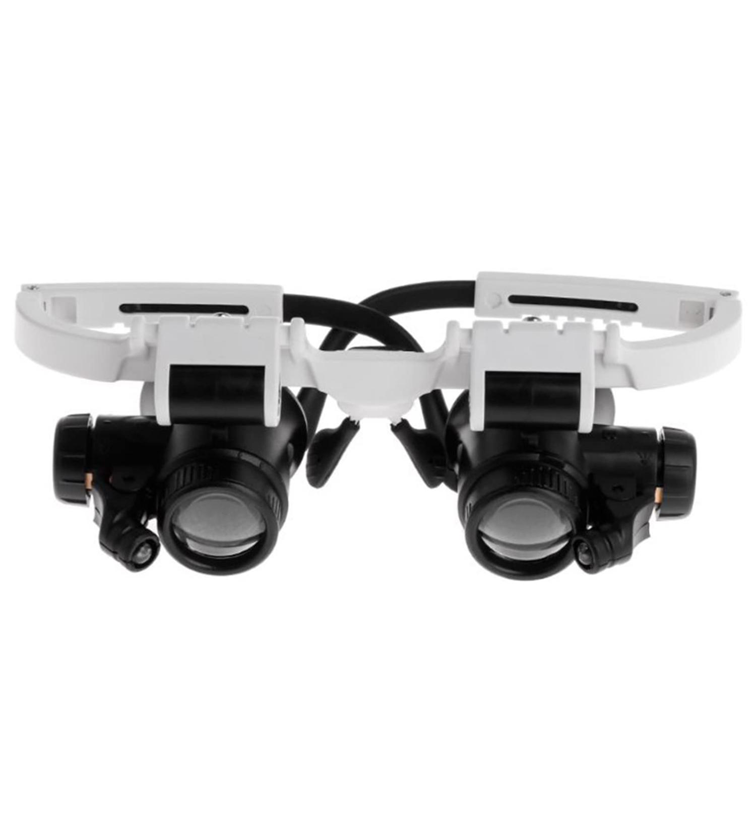 Meichoon LED Light Magnifying Eyeglasses Head-Mounted Magnifier 8X 15X 23X Hands Free for Hobbies Reading Watch Repair Jewelry Identification UC44 - Buy Online on GoSupps.com