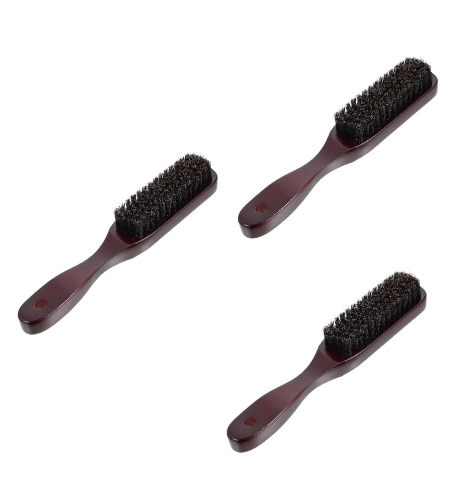 Minkissy Beard Brush Set - Long Handle Wooden Care - 3 Pieces for Perfect Grooming | International Shipping Available - Buy Online on GoSupps.com