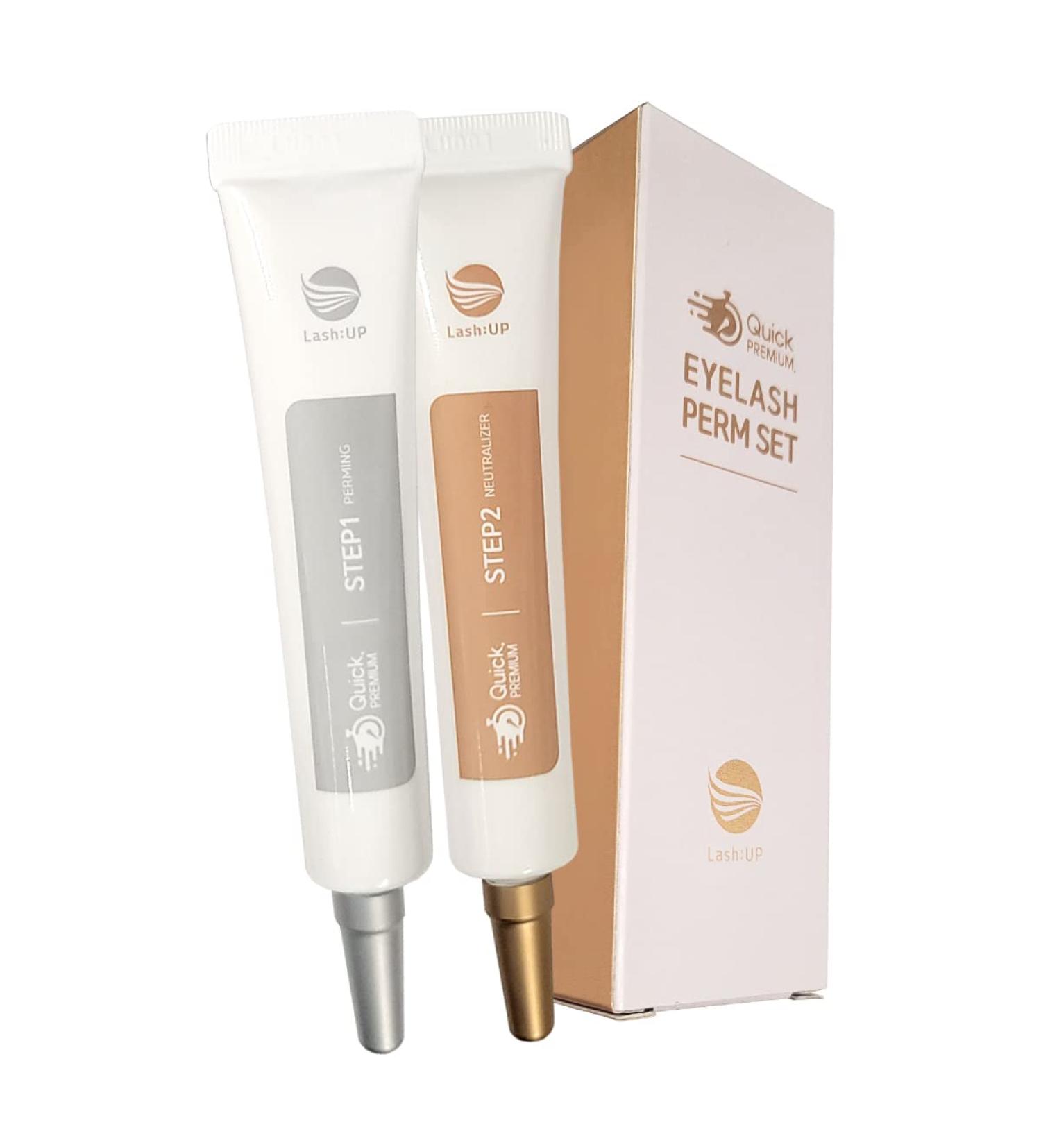 Amber Lash Up Eyebrow Lamination & Eyelash Lift Kit | Step 1 & 2 20ml Tubes | Professional Quality Lash Perm Set by Amber Lash - Buy Online on GoSupps.com