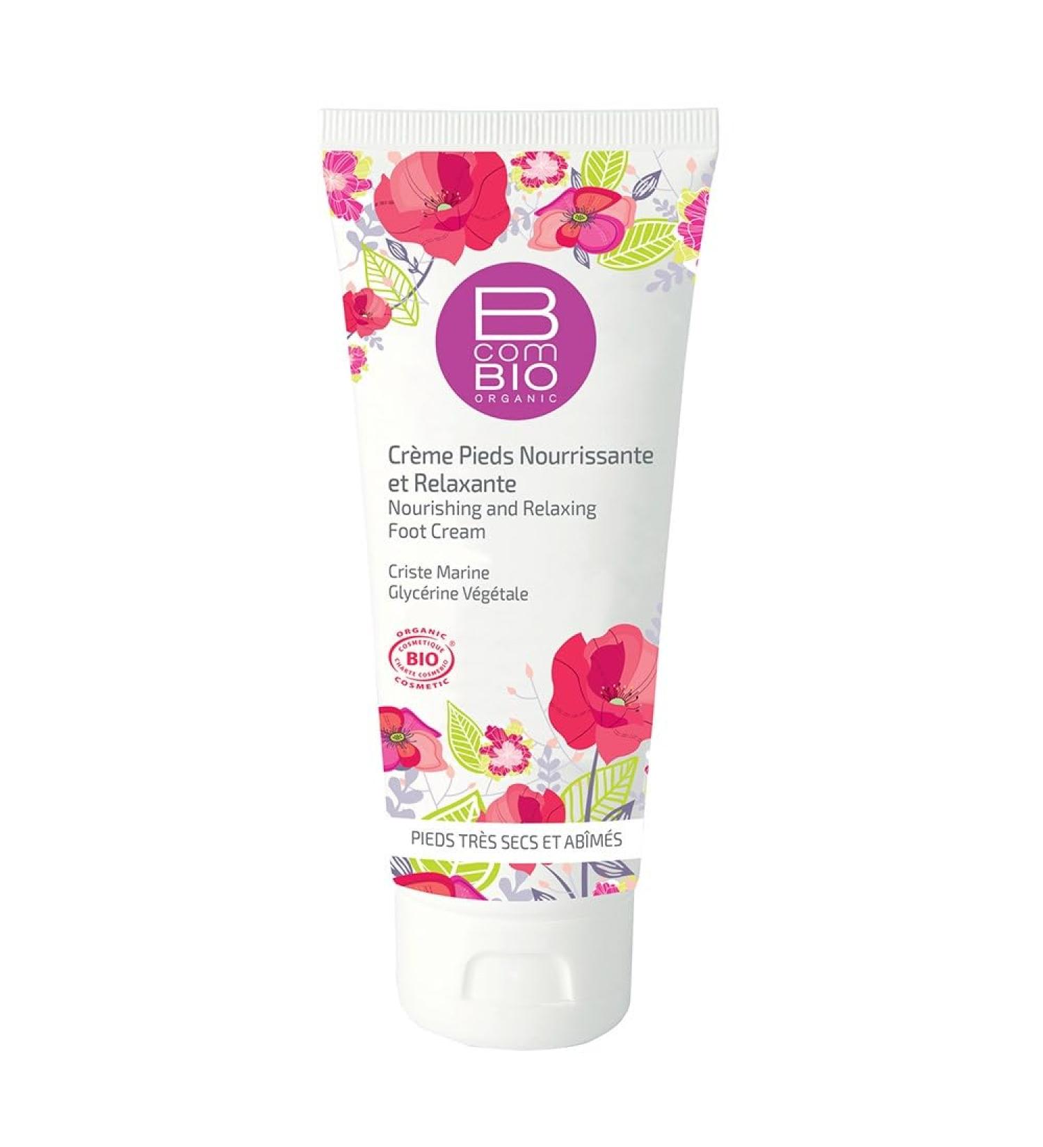 BcomBIO Cr me Pieds Nourrissante et Relaxante Bio 100 ml