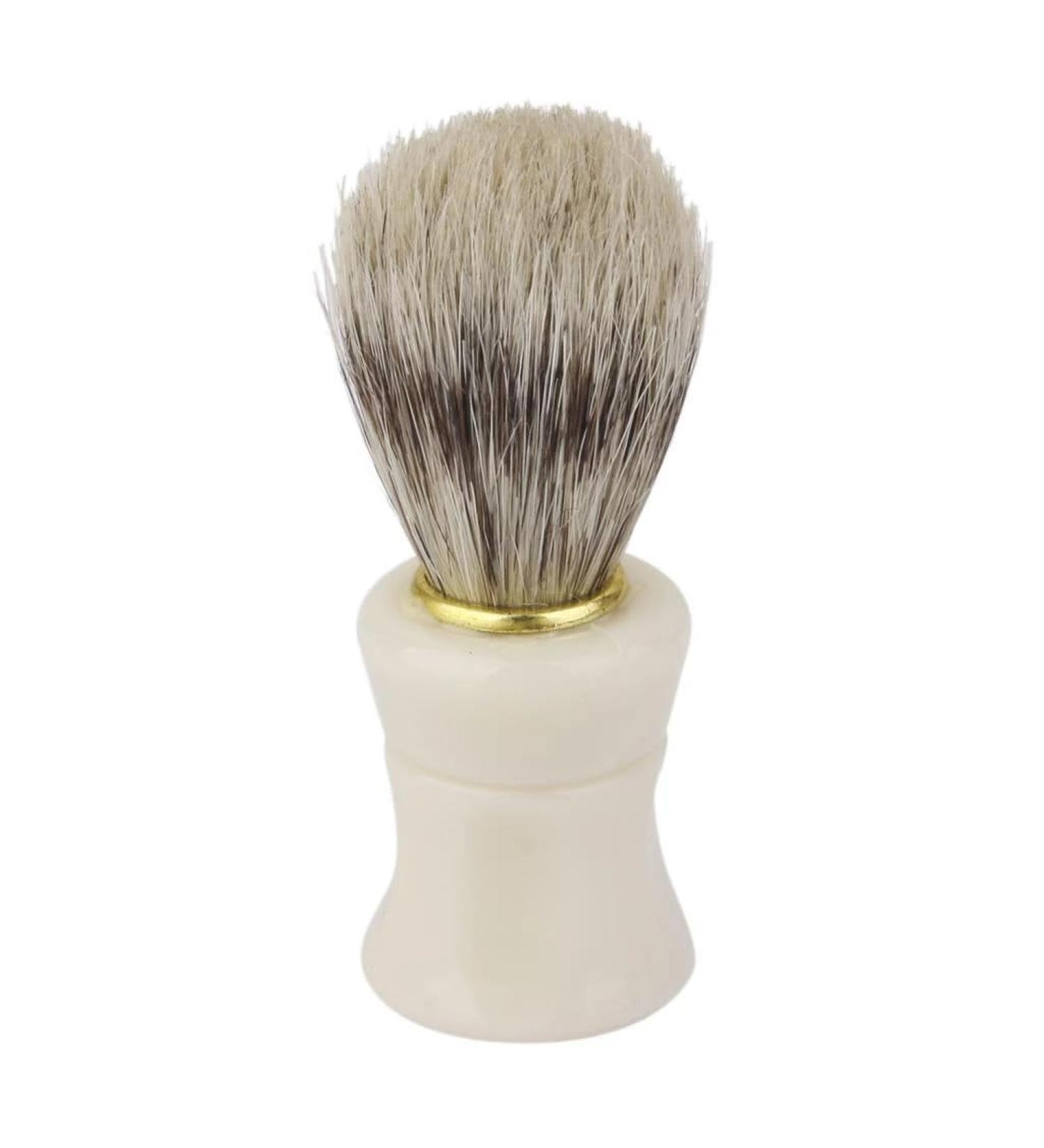 Shaving Brush Handmade Badger Hair Shave Brush Wet Shaving Elegant Design Professional Pure Bristle Brush Hair Salon Manual Shaving Cleaning Tool Ideal for Men (Shaving Brush) - Buy Online on GoSupps.com
