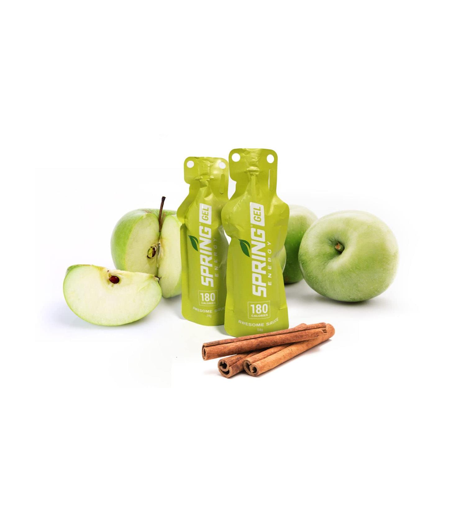 Awesome Sauce Spring Energy Gel - Vegan Running & Cycling Fuel | Endurance Energy Snack for Sports Nutrition - Buy Online on GoSupps.com