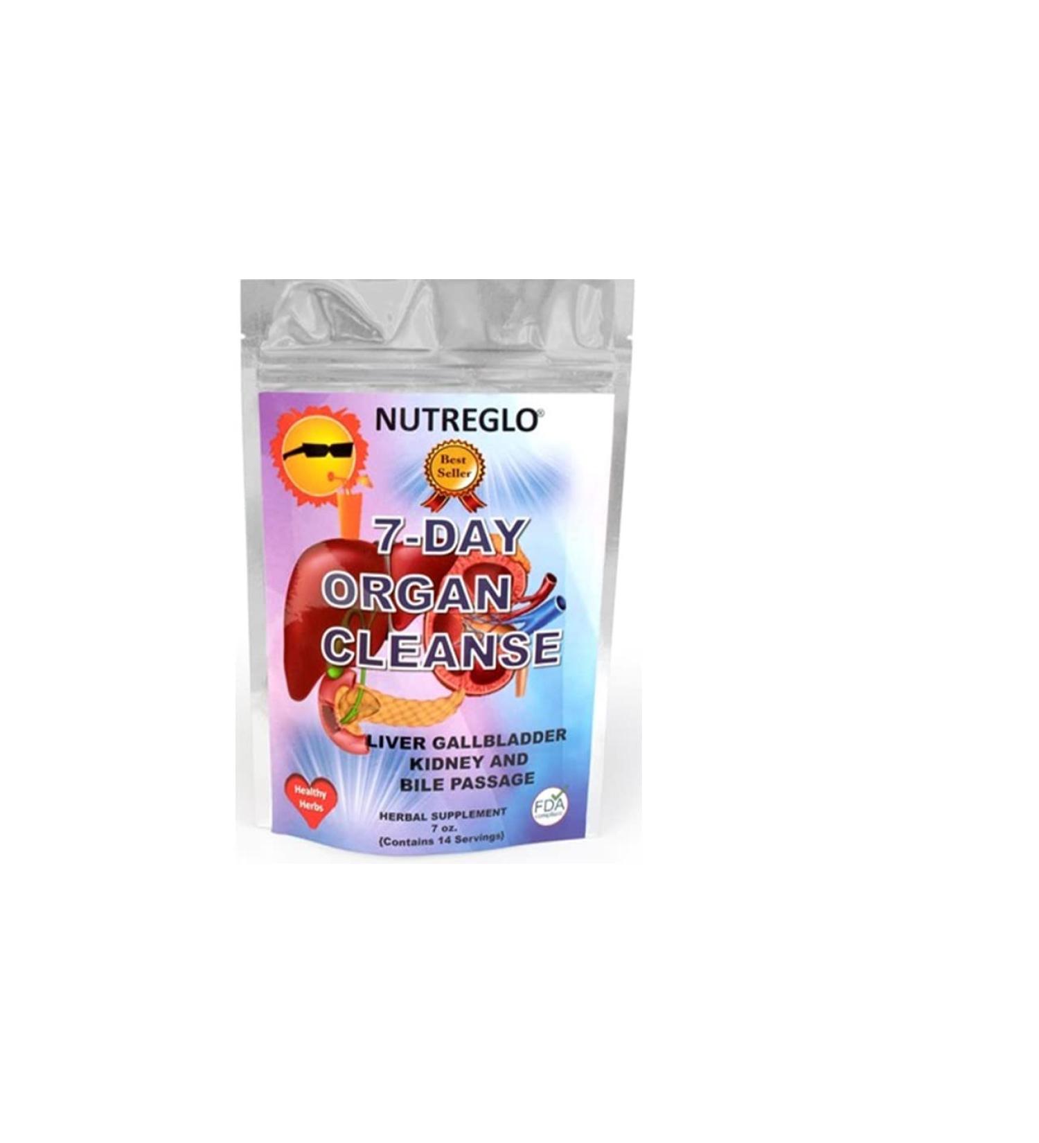 NUTREGLO 7 Day Organ Cleanse - Detoxify Your Body with Our Natural Formula - Buy Online on GoSupps.com